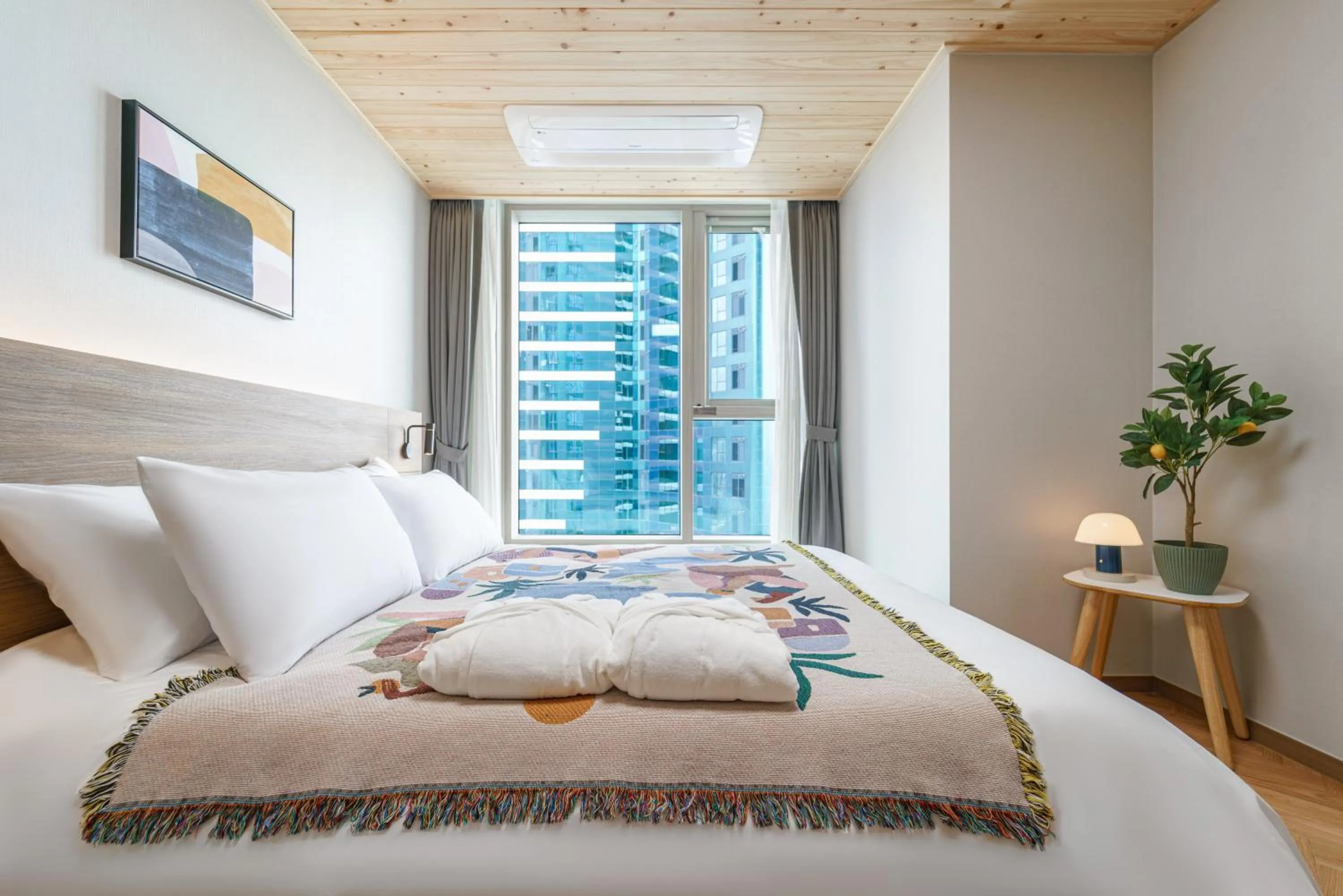 Bedroom, Bed in Le Collective Busan station