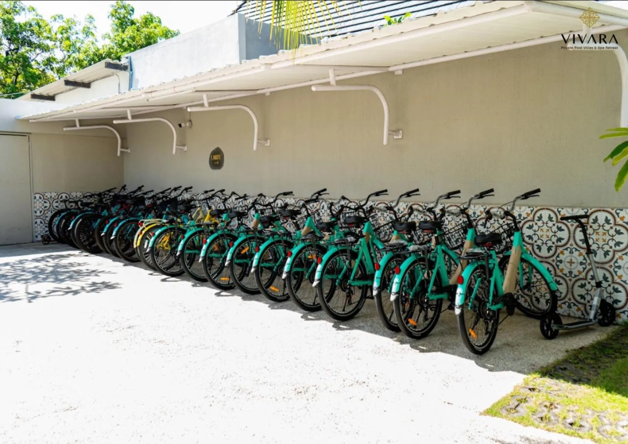 Cycling in Vivara Bali Private Pool Villas & Spa Retreat