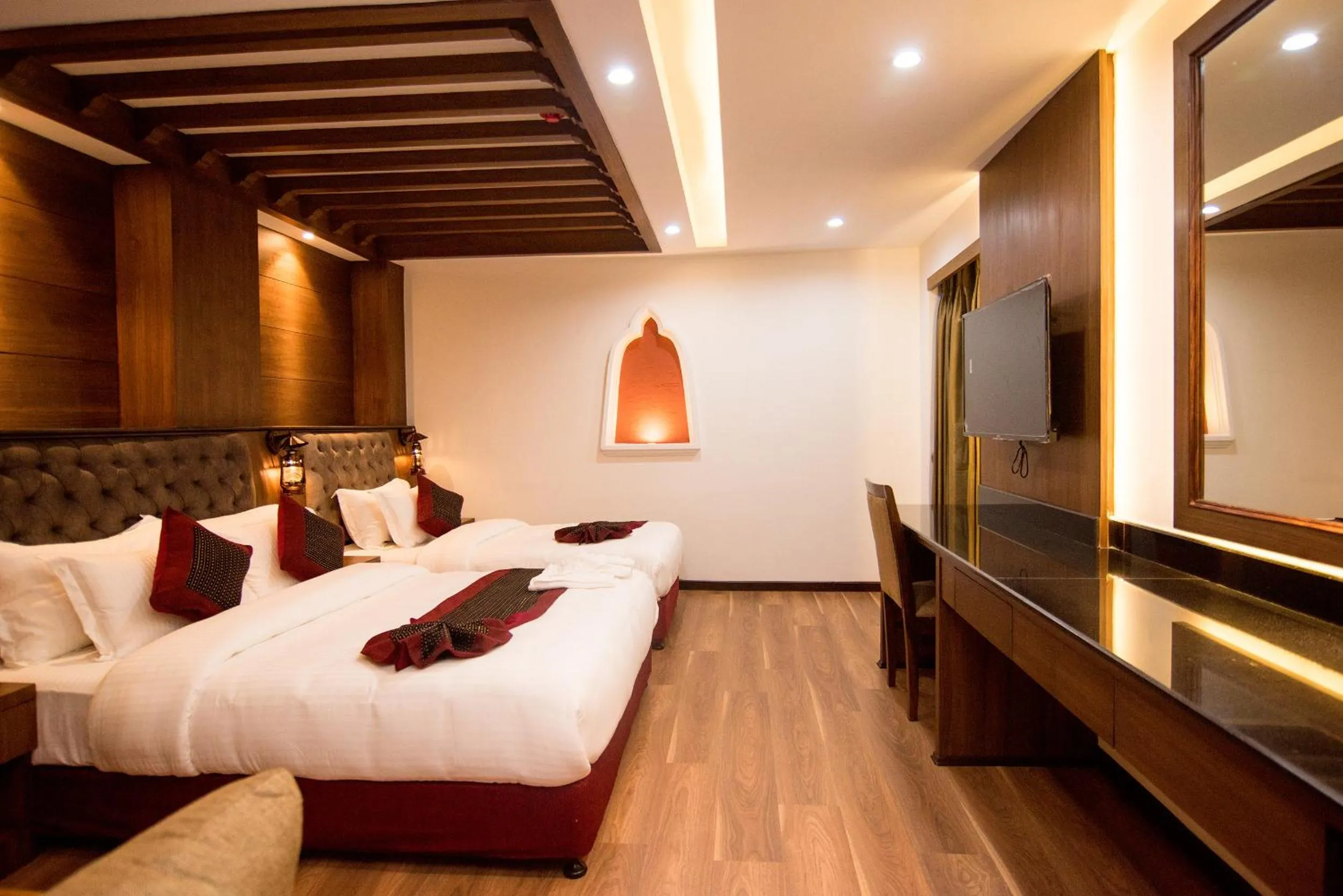 Bed in Everest Boutique Hotel