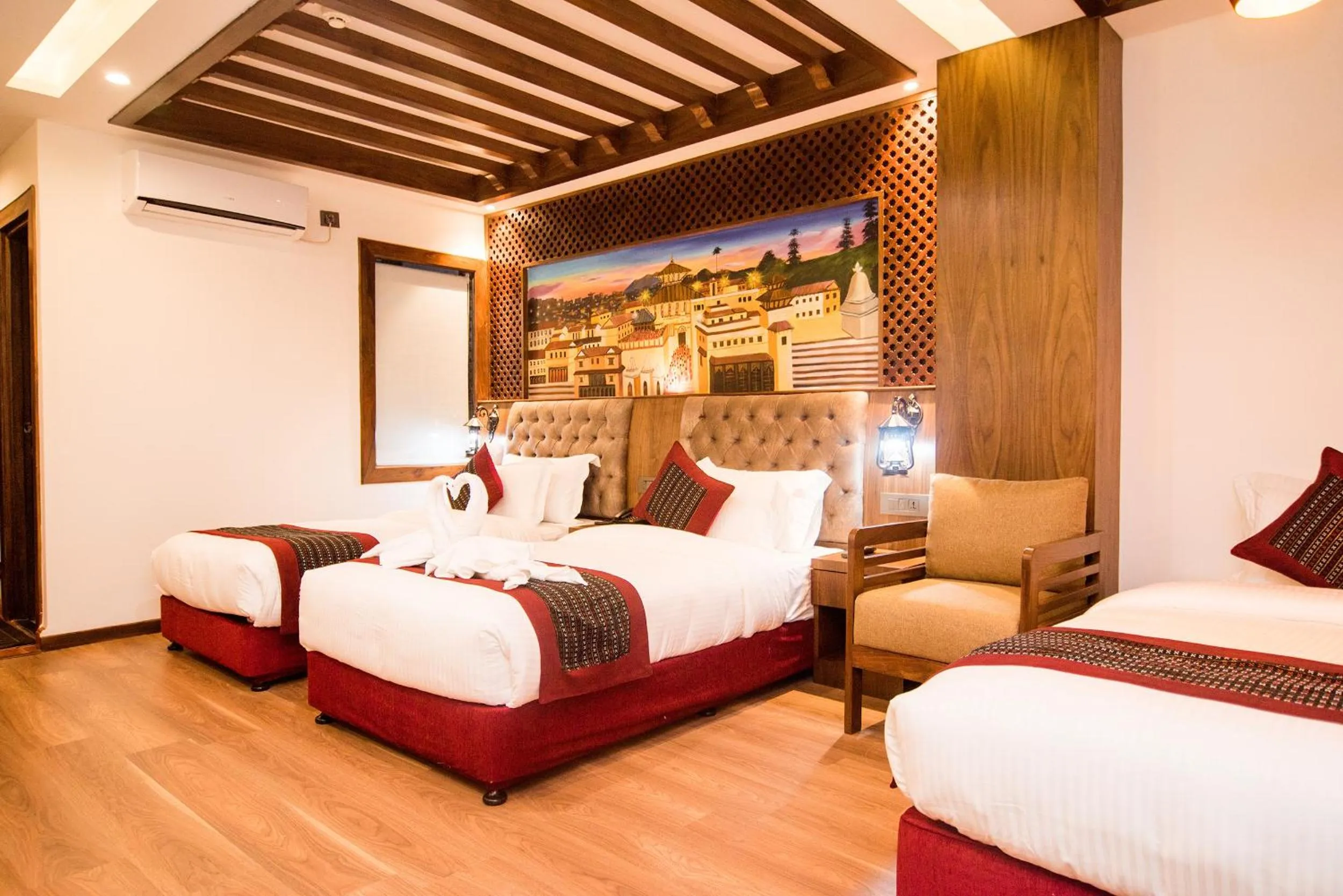 Bed in Everest Boutique Hotel