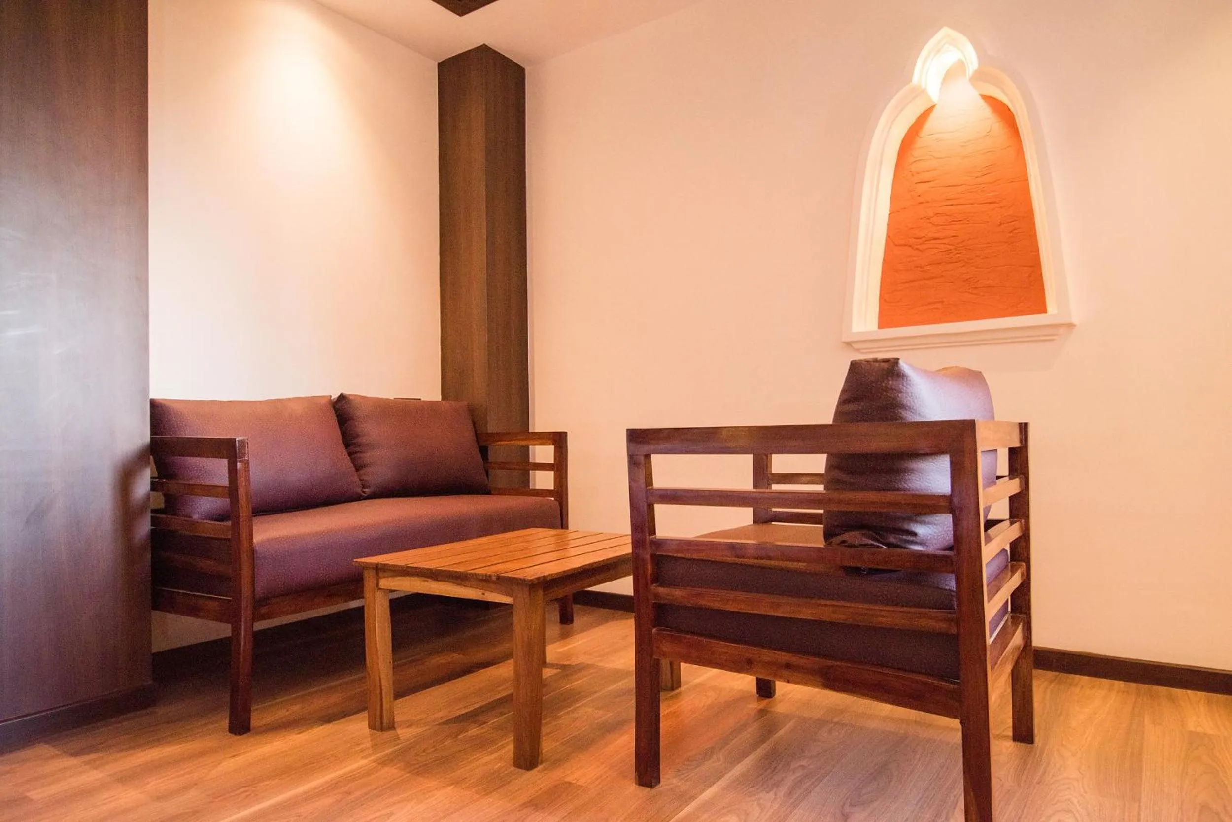Seating area in Everest Boutique Hotel