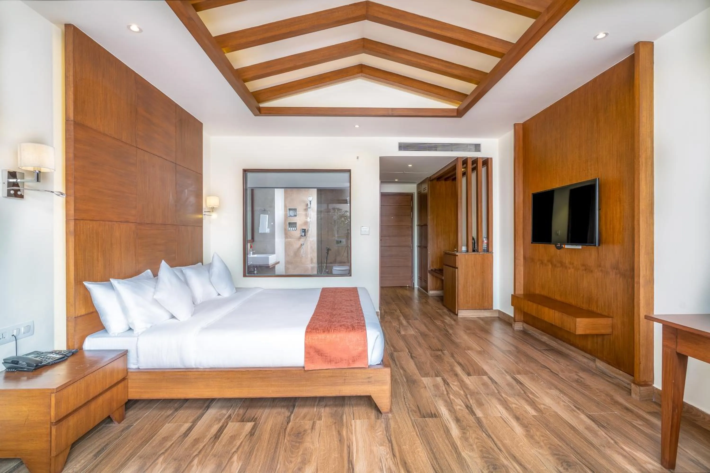 Photo of the whole room, Bed in Soaltee Westend Resort Chitwan