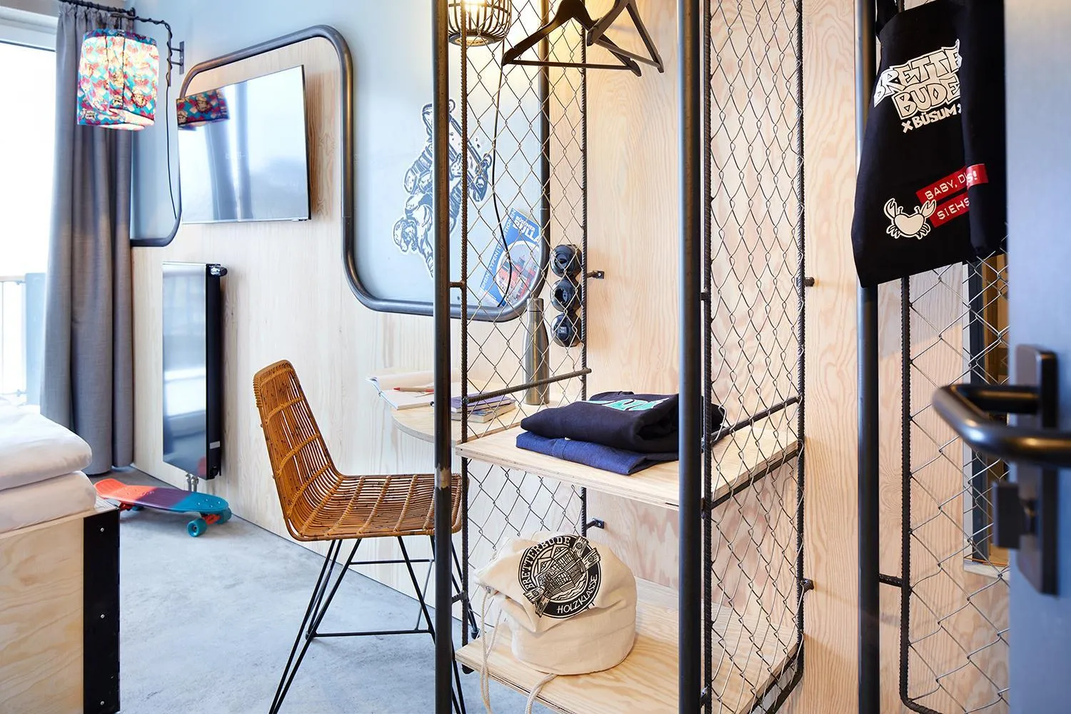 Bedroom, Bed in Bretterbude Büsum