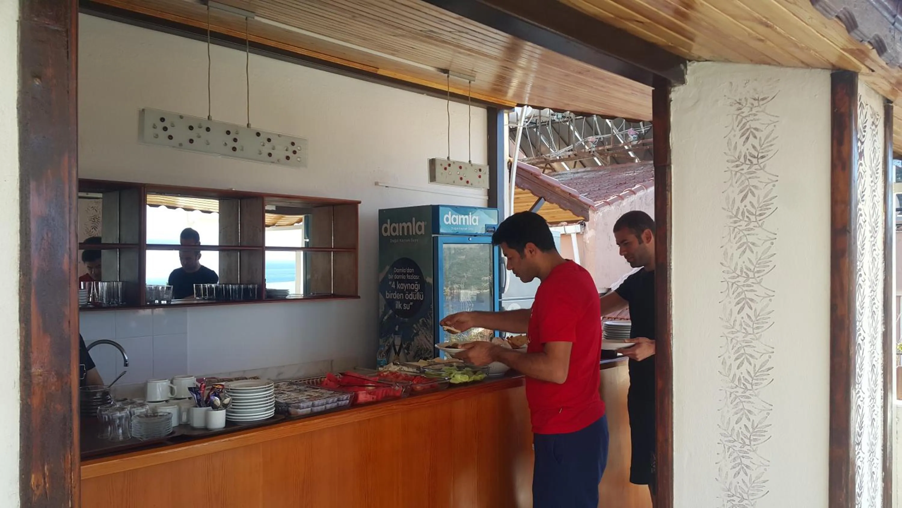 People in Sevgi Hotel Kalkan