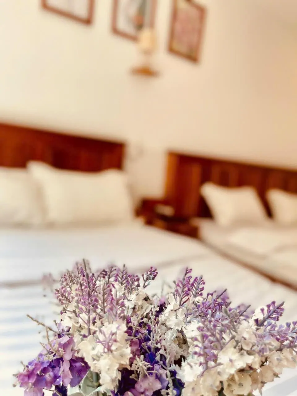 Bed in Hoang Phuc resort