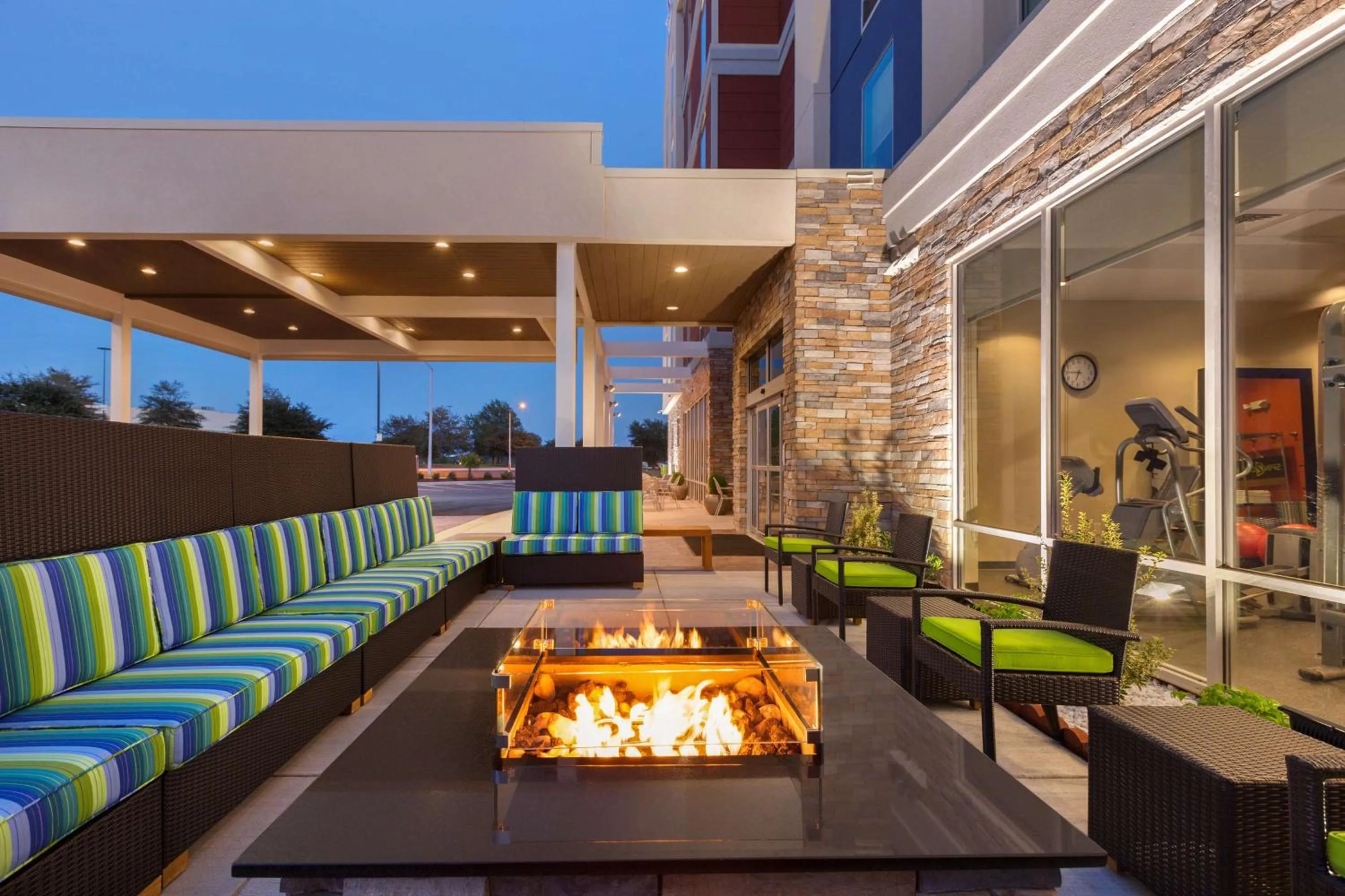 Patio in Home2Suites by Hilton Florence