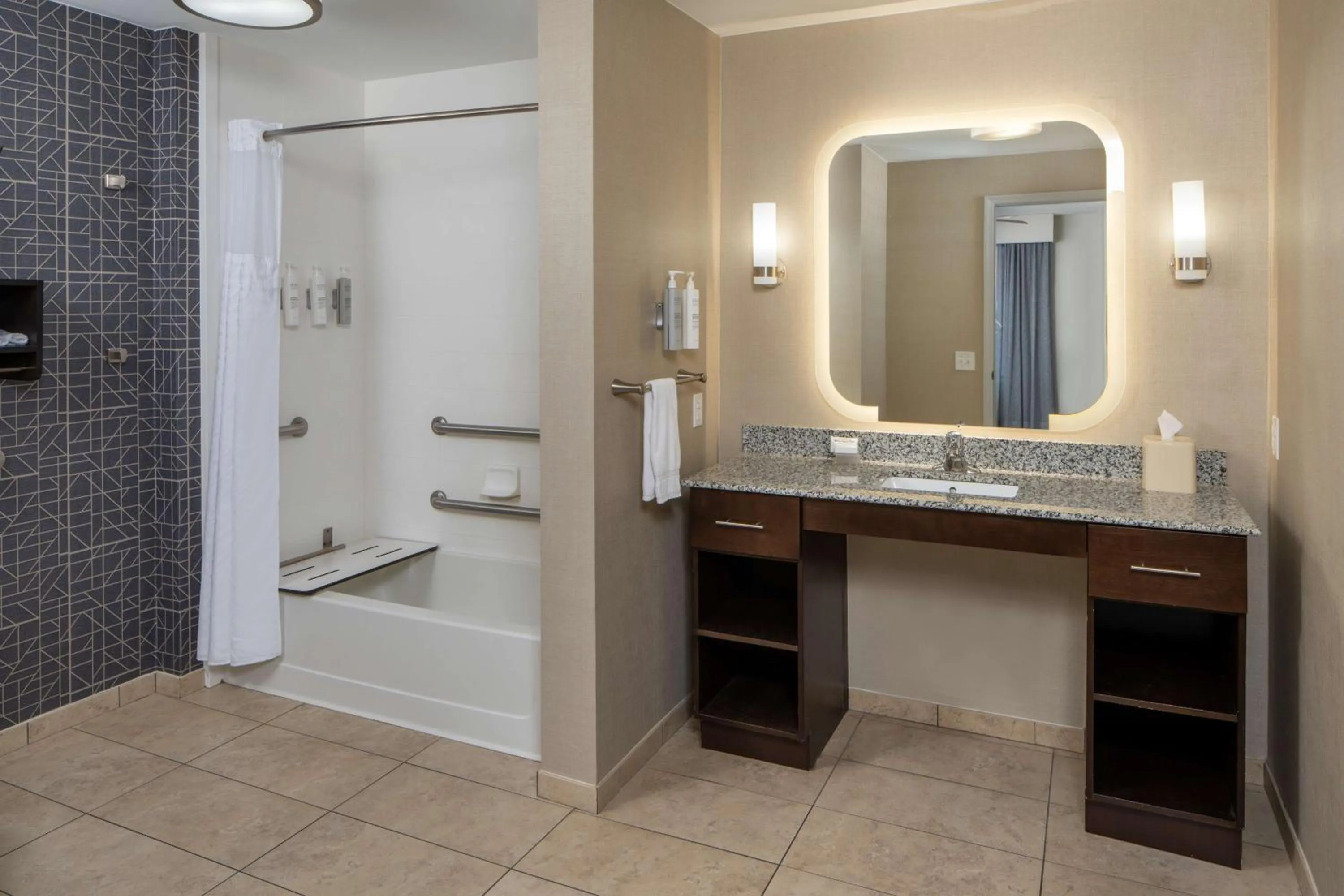 Bathroom in Homewood Suites by Hilton Huntsville-Downtown