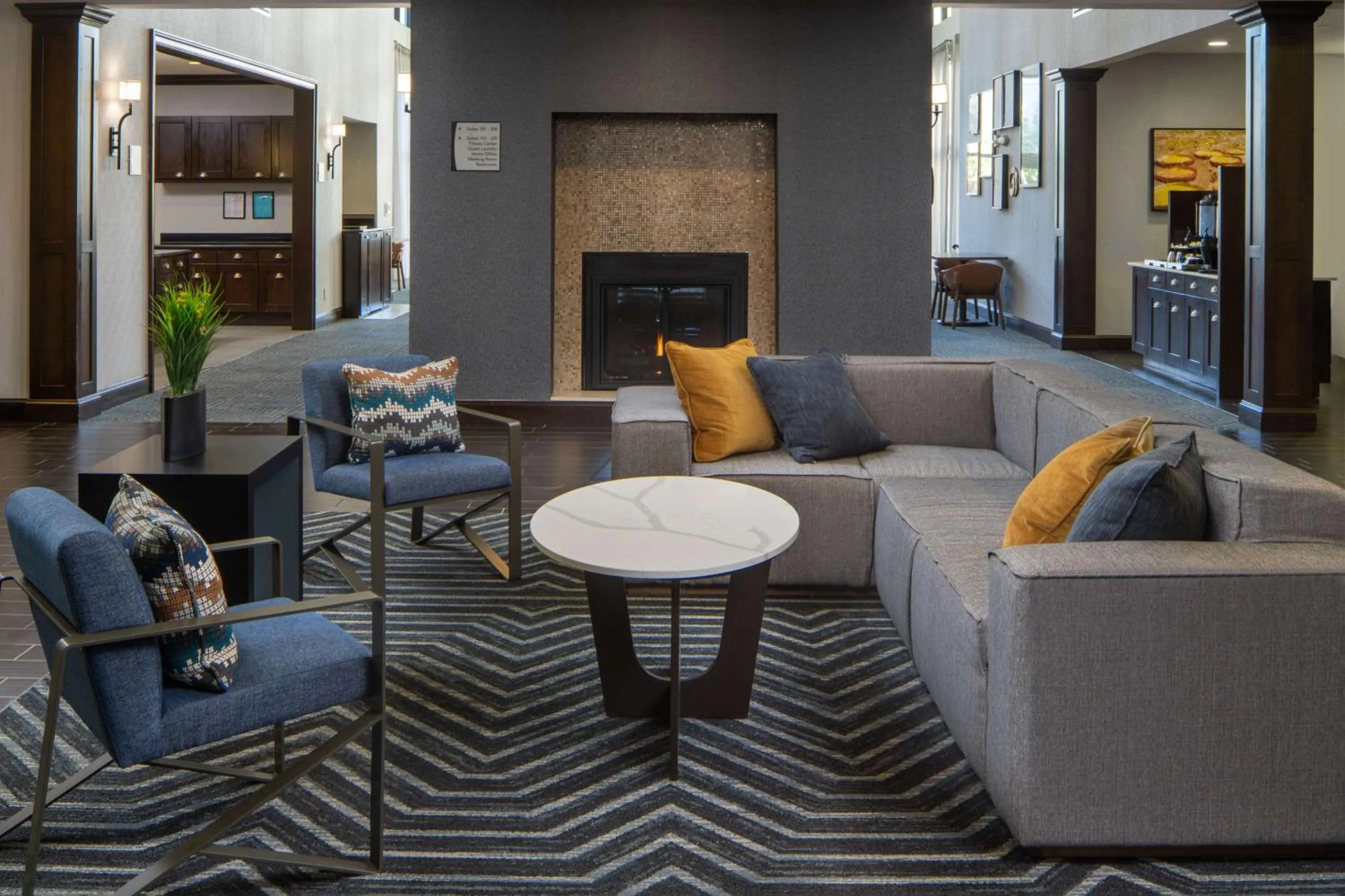 Lobby or reception in Homewood Suites by Hilton Huntsville-Downtown