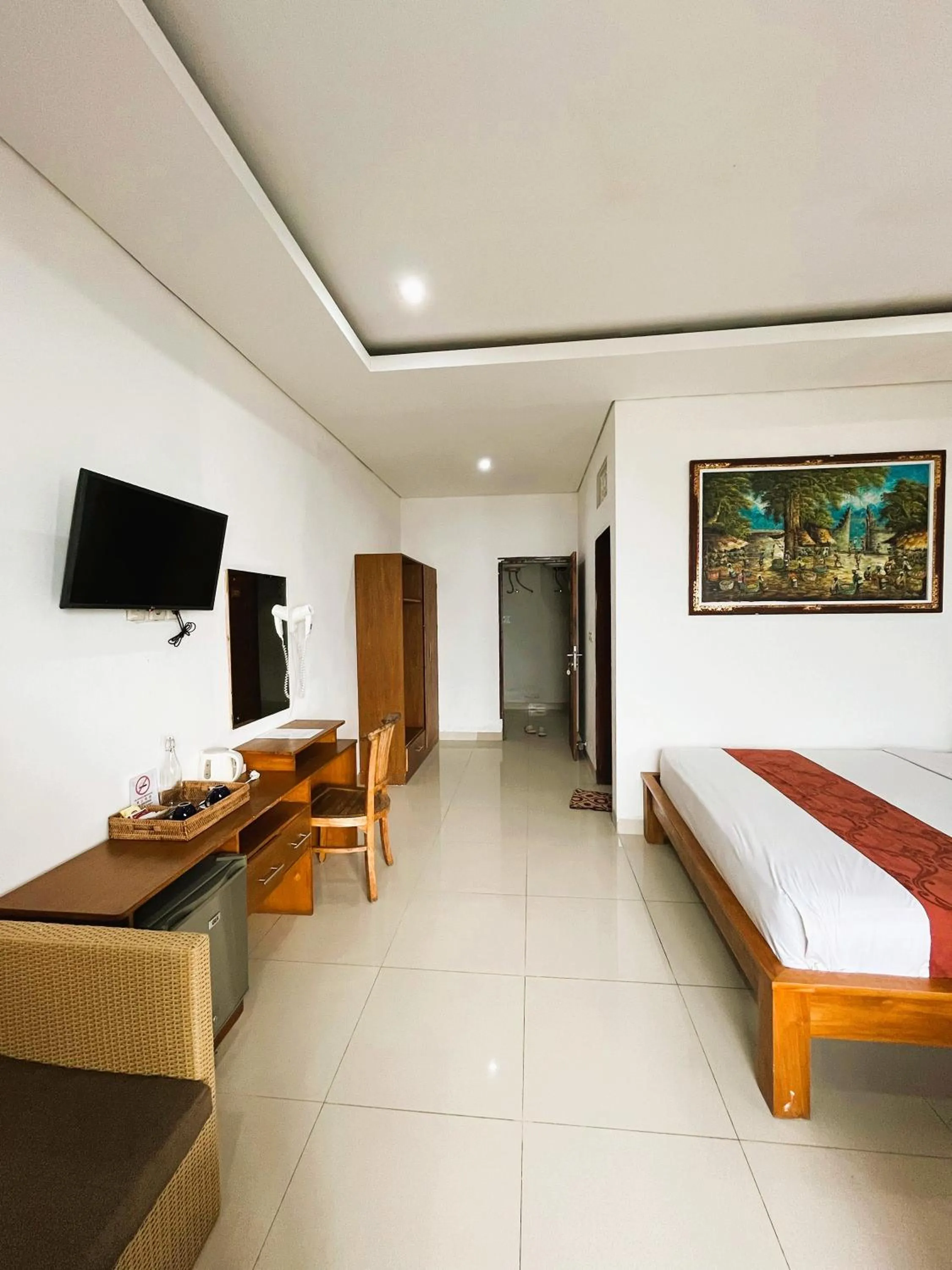 Bed in Caldera Hotel & Restaurant