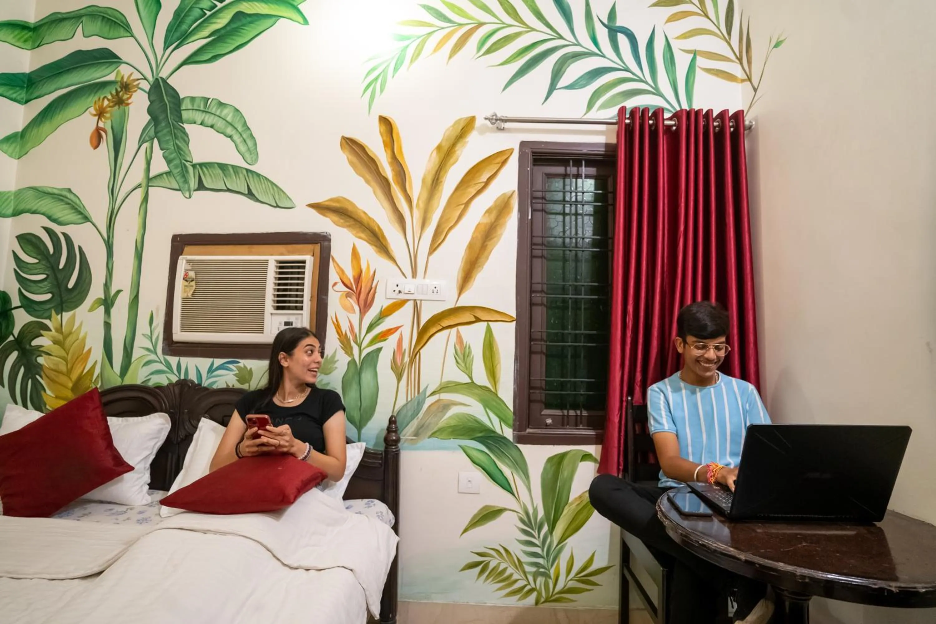 People, Bed in Citylights By MUSAFIR