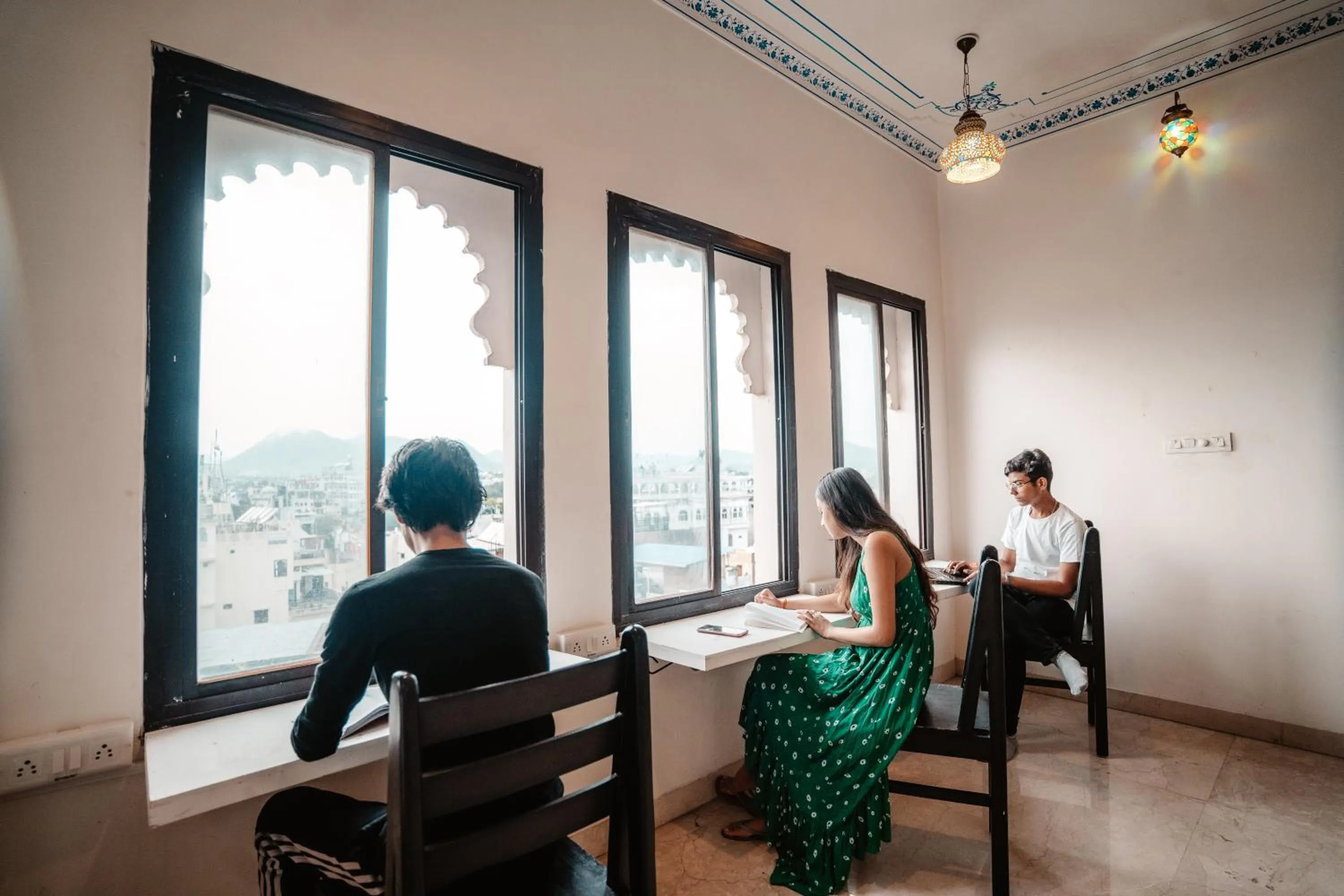 People in Citylights By MUSAFIR