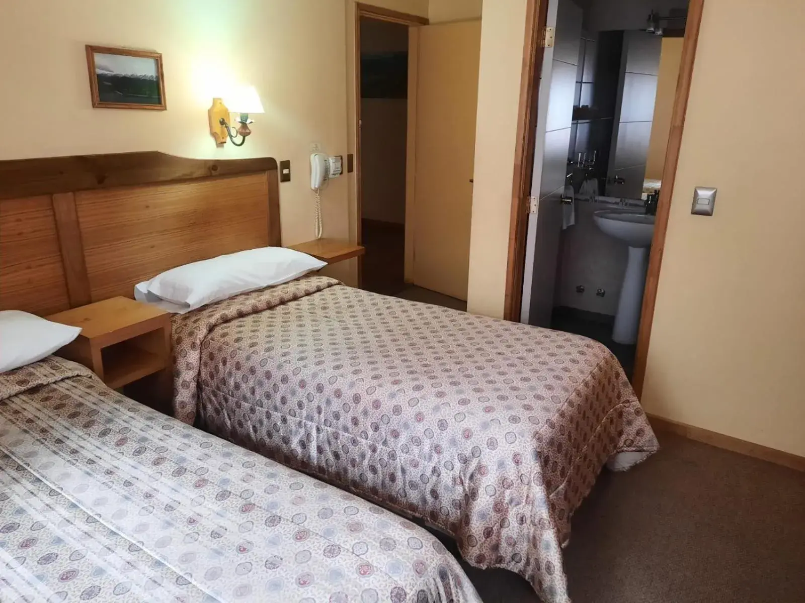 Twin Room in Hotel Departamentos del Sur Twin Room in Hotel Departamentos del Sur