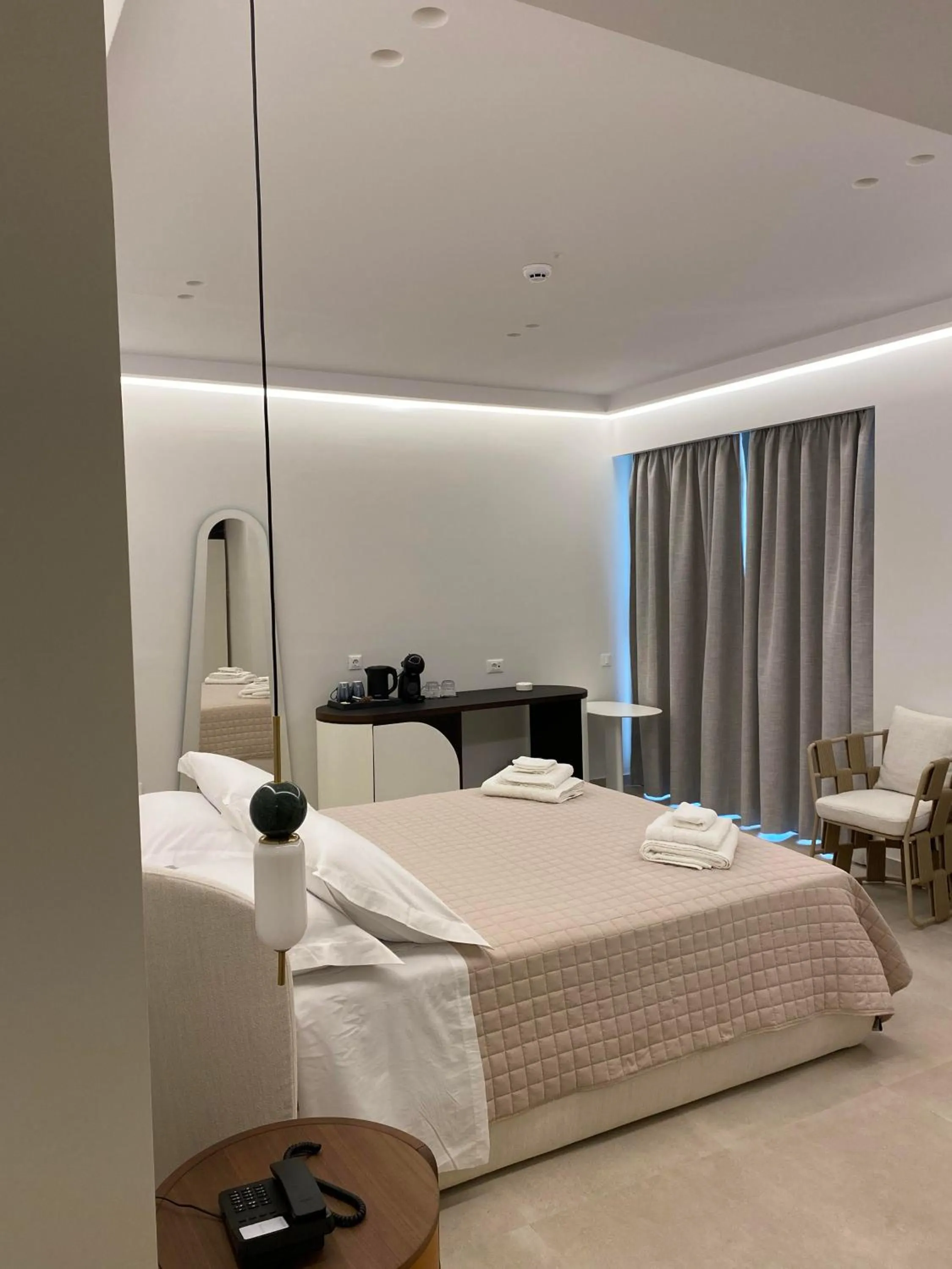 Bedroom, Bed in Naiades Boutique Hotel - Adults Only