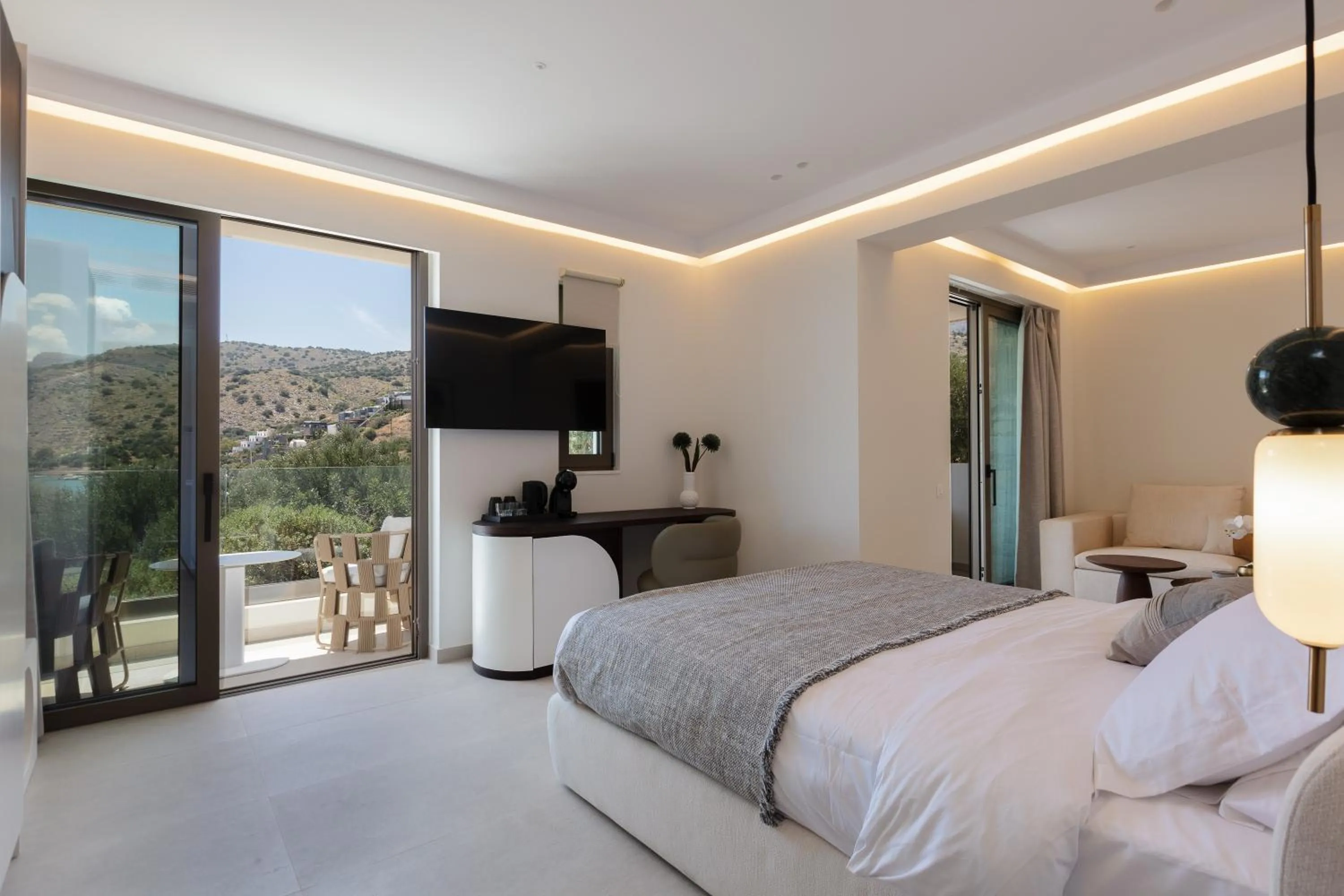 Photo of the whole room, Bed in Naiades Boutique Hotel - Adults Only