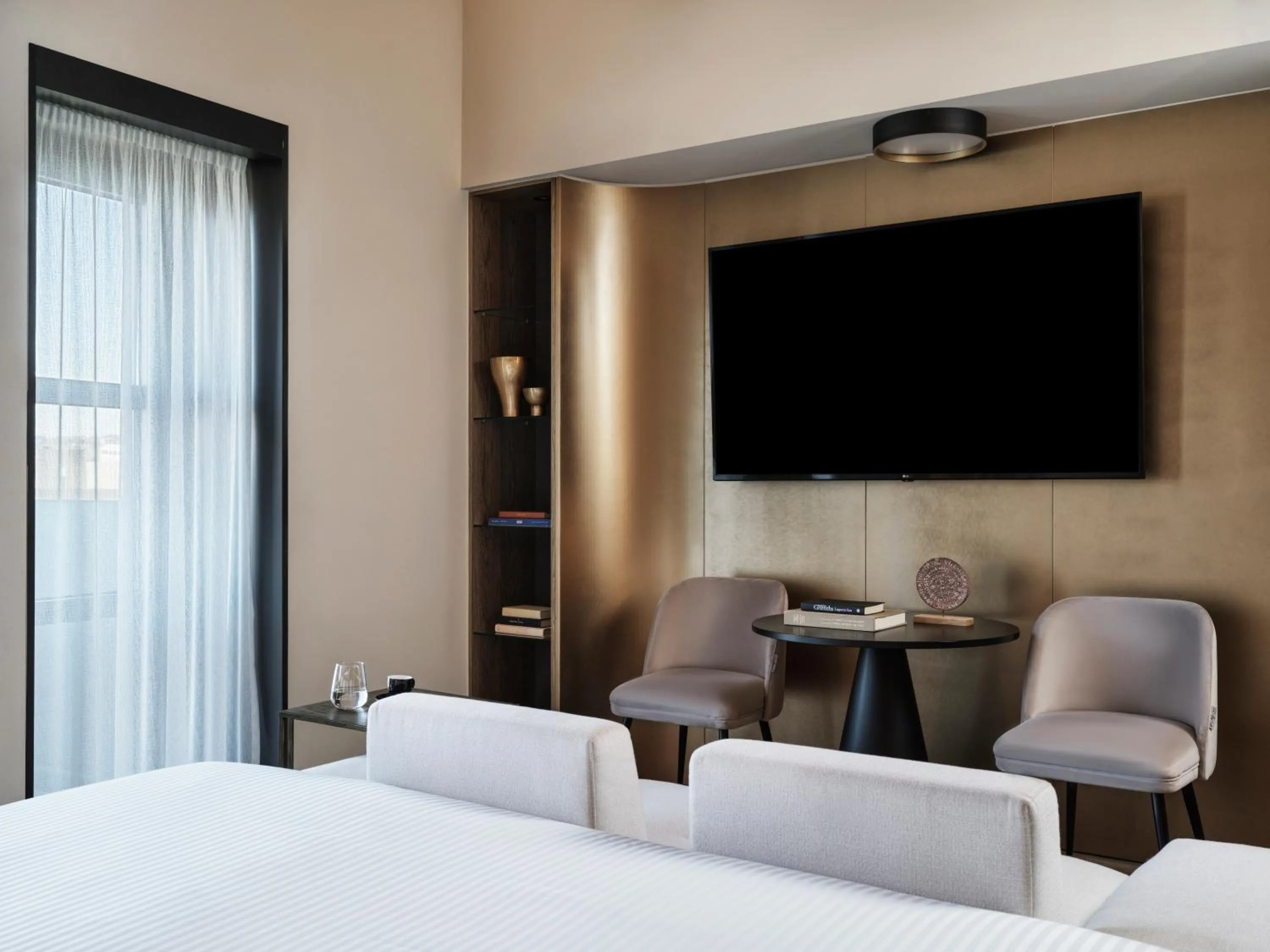 Living room, Bed in The Chania Hotel Crete, Vignette Collection