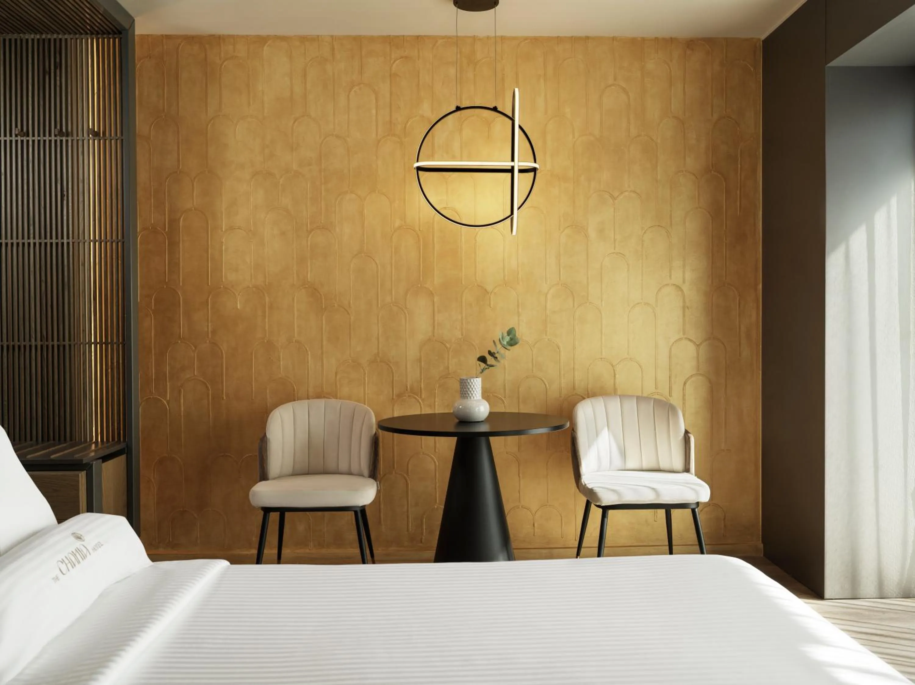 Seating area, Bed in The Chania Hotel Crete, Vignette Collection