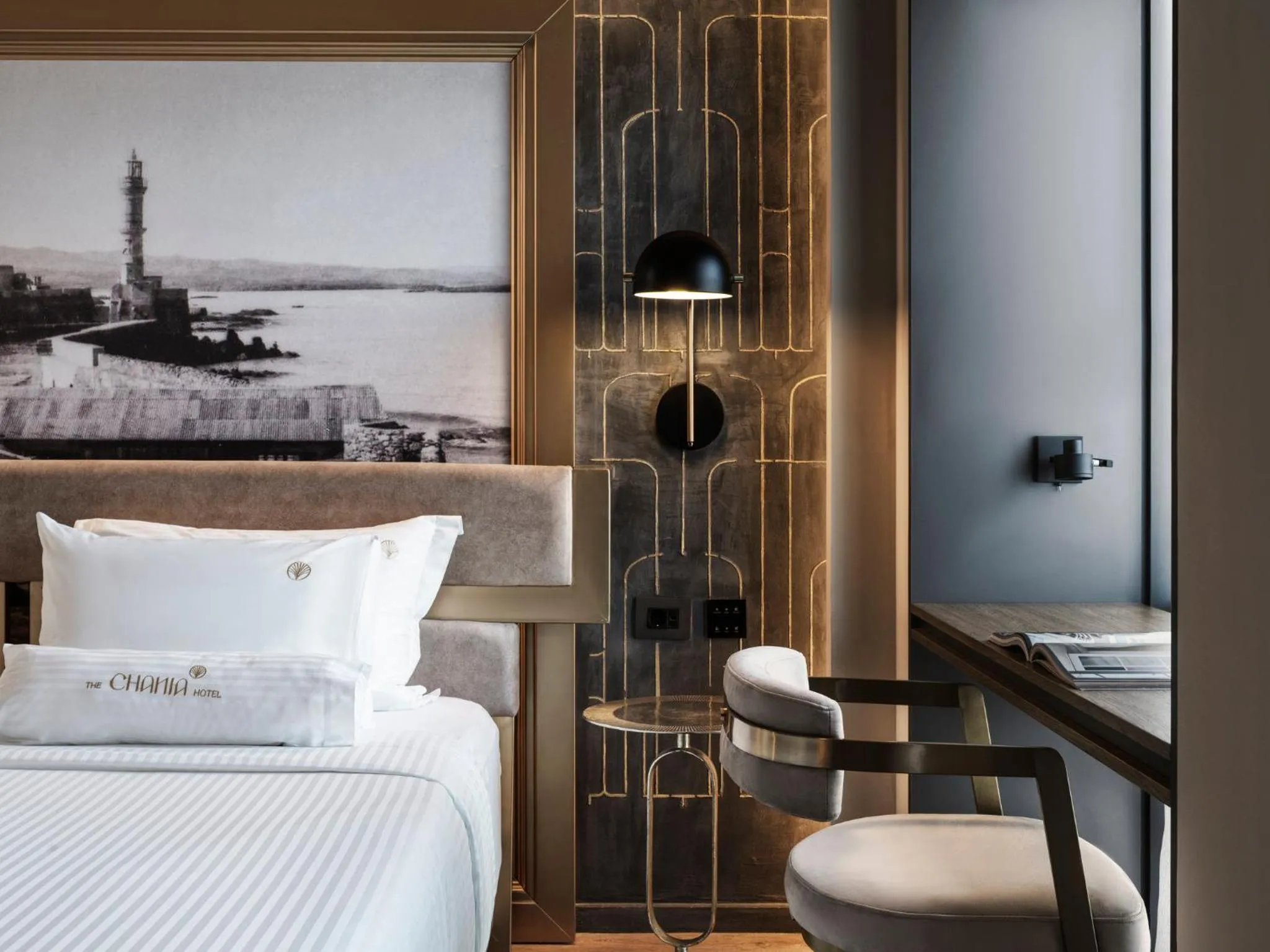 Photo of the whole room, Bed in The Chania Hotel Crete, Vignette Collection