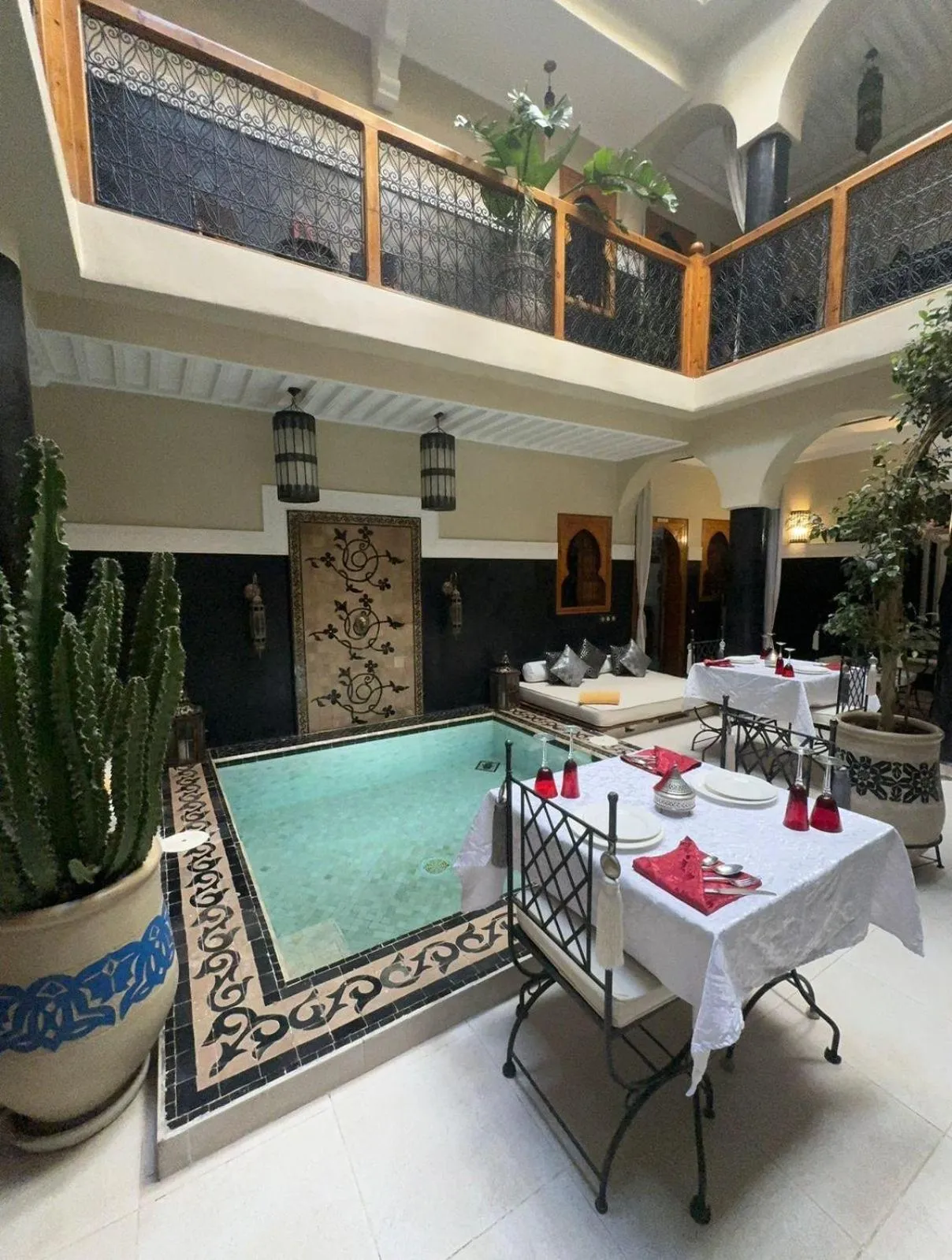 Pool view in Riad Rodaina & SPA