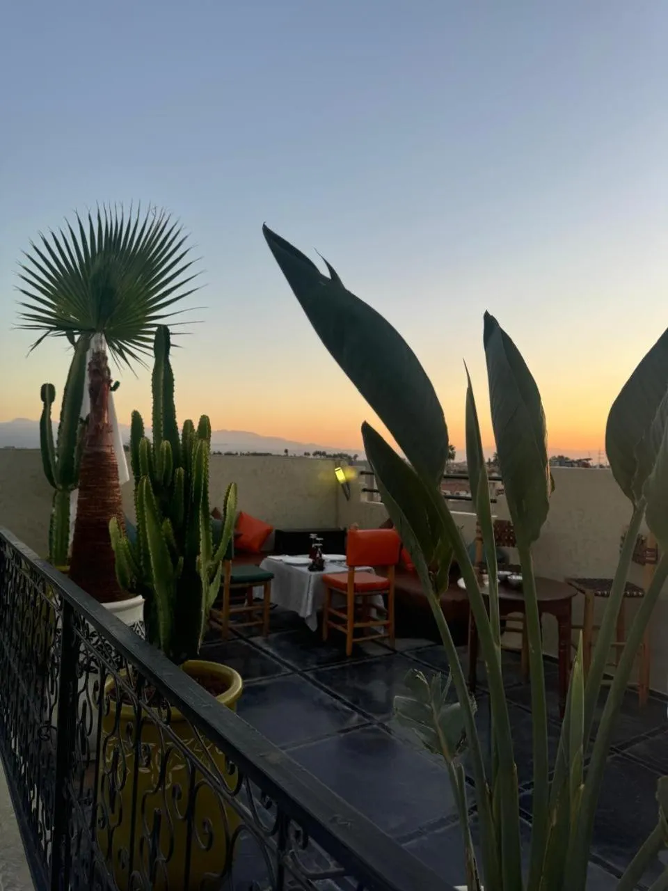 Balcony/Terrace in Riad Rodaina & SPA