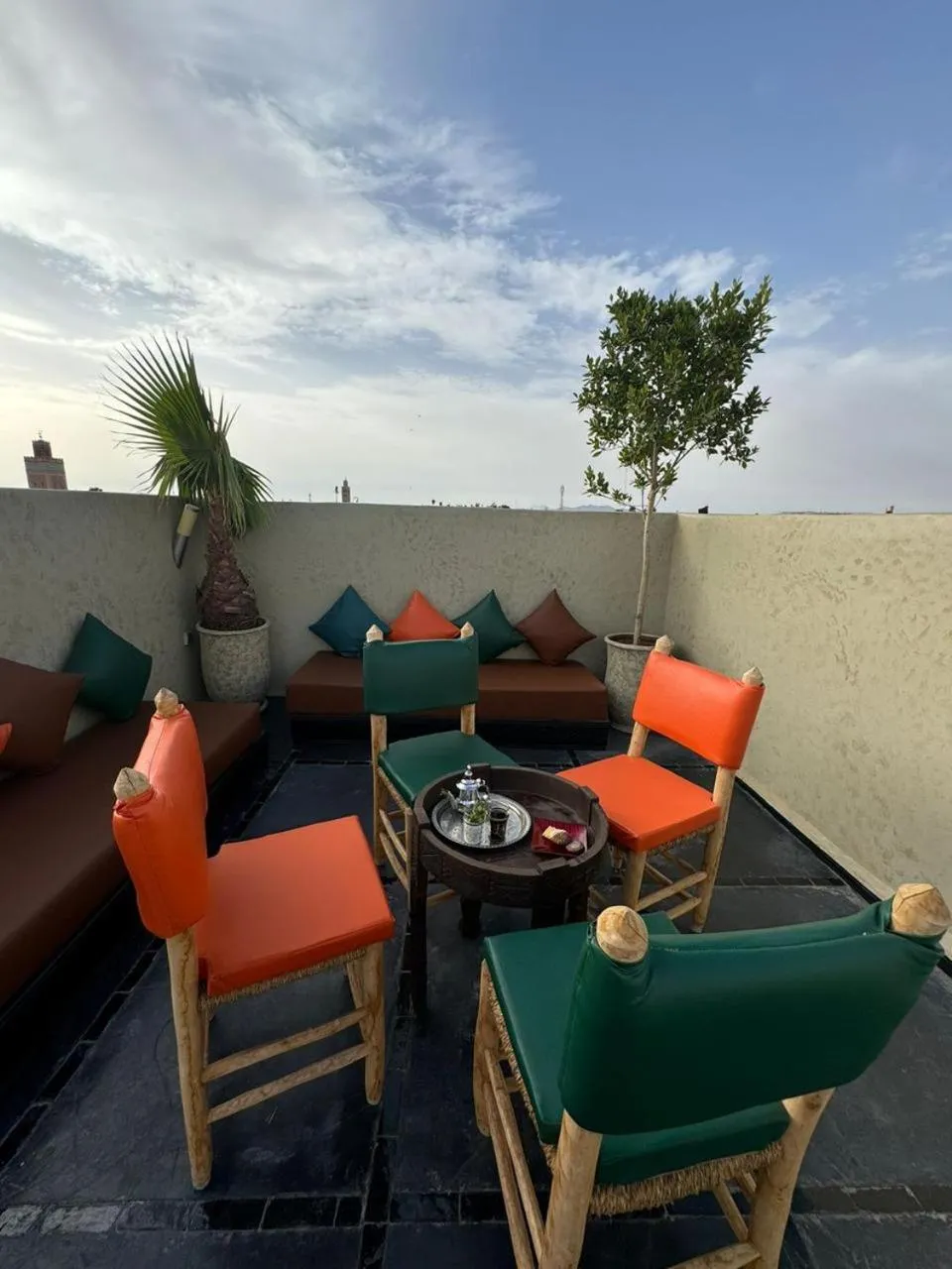 Patio in Riad Rodaina & SPA