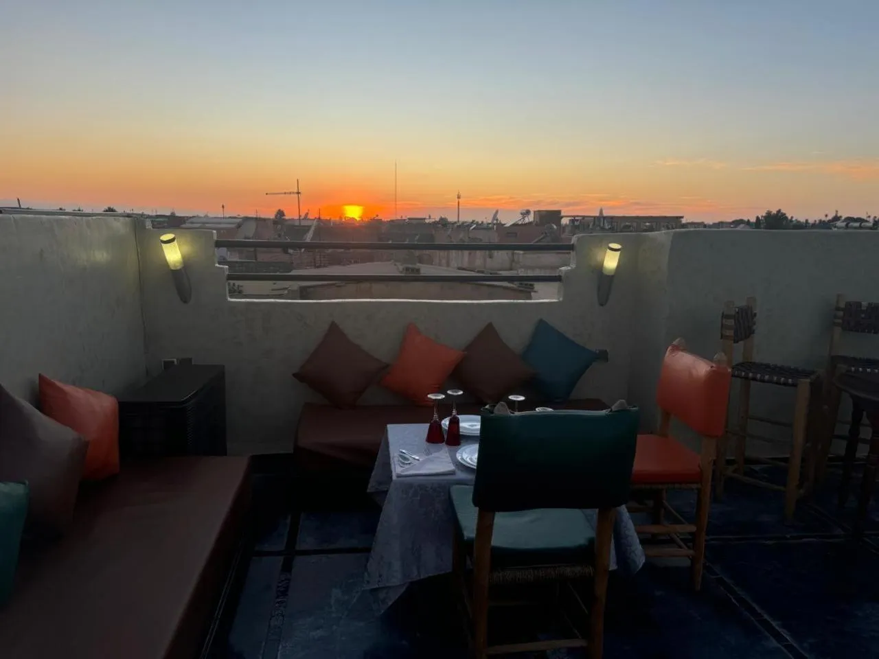 Balcony/Terrace in Riad Rodaina & SPA