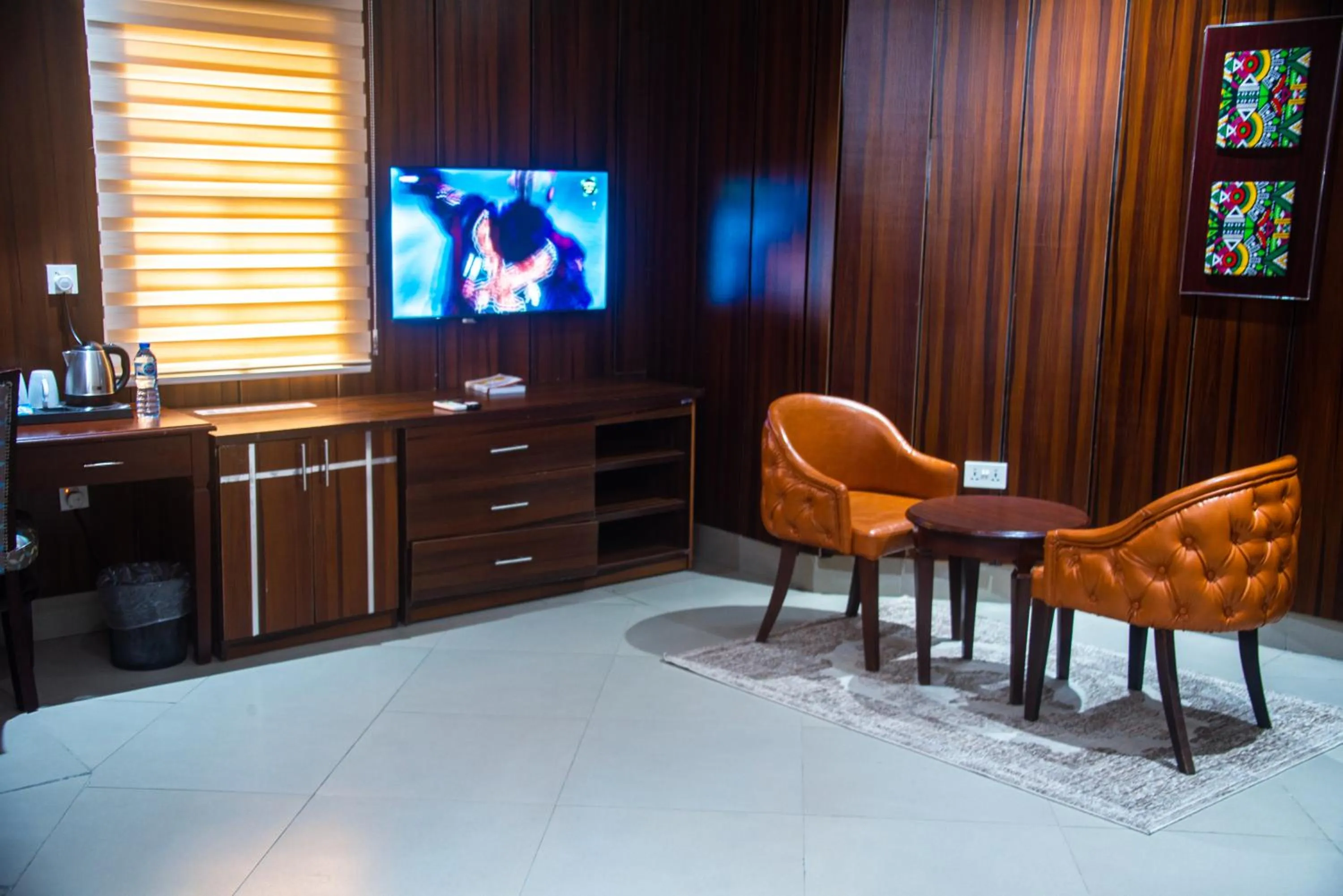 Seating area in Golden Tulip Garden City Hotel - Rivotel