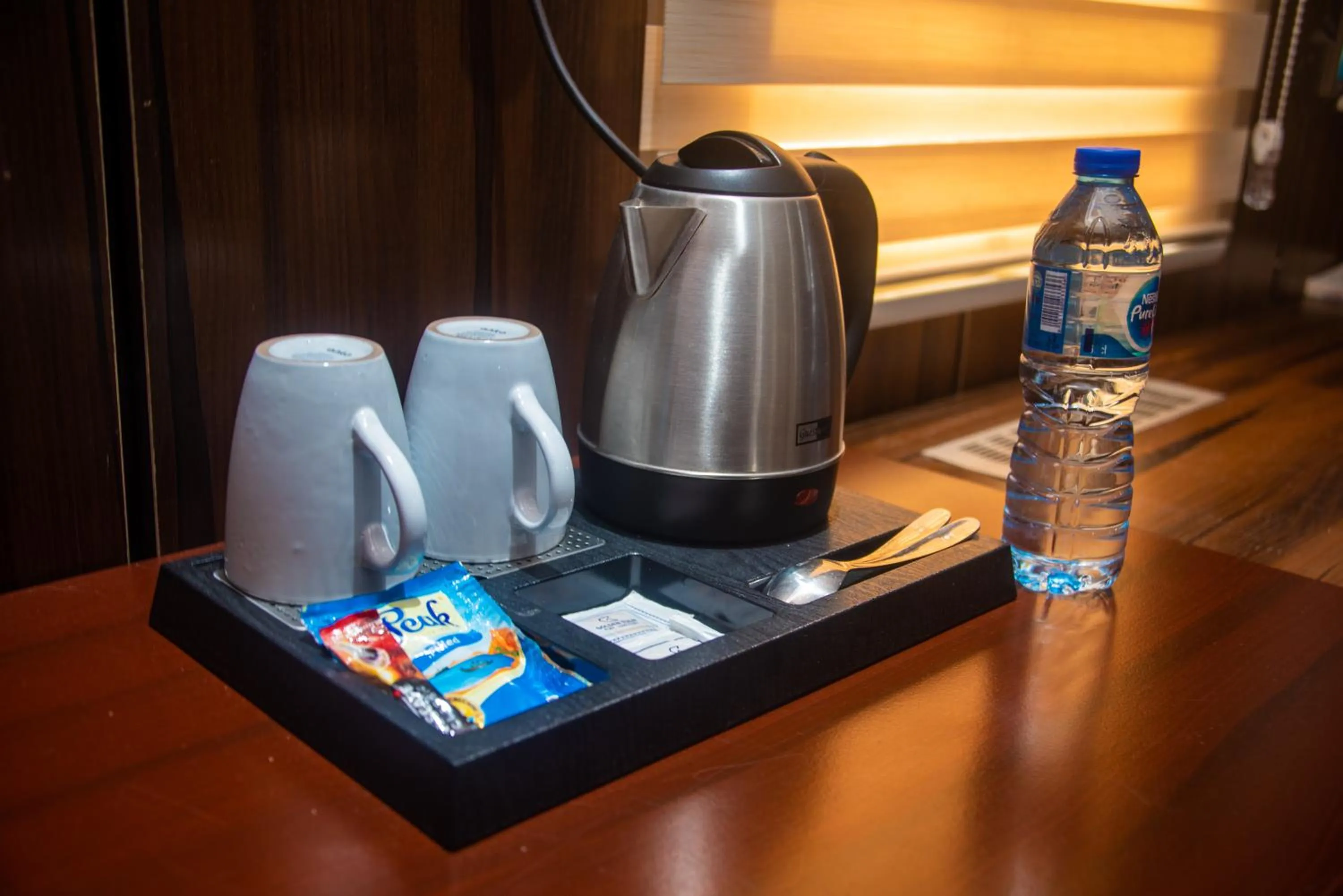 Coffee/tea facilities in Golden Tulip Garden City Hotel - Rivotel