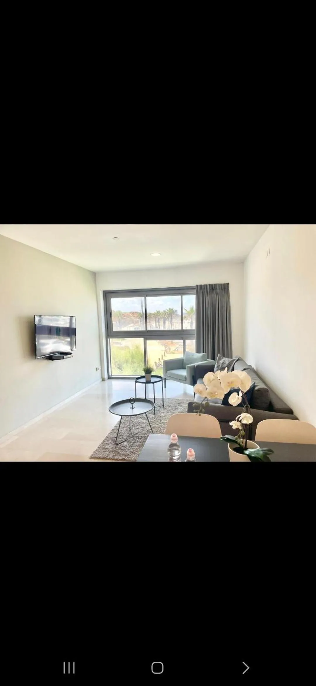 Bed in Oceanus apartment hotel