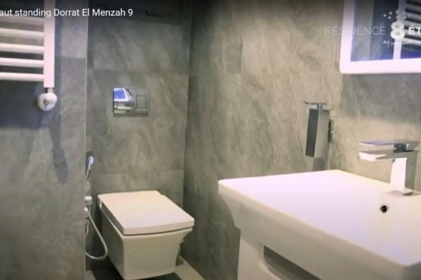 Bathroom in Charming 1-Bed Apartment in Tunis close to centre