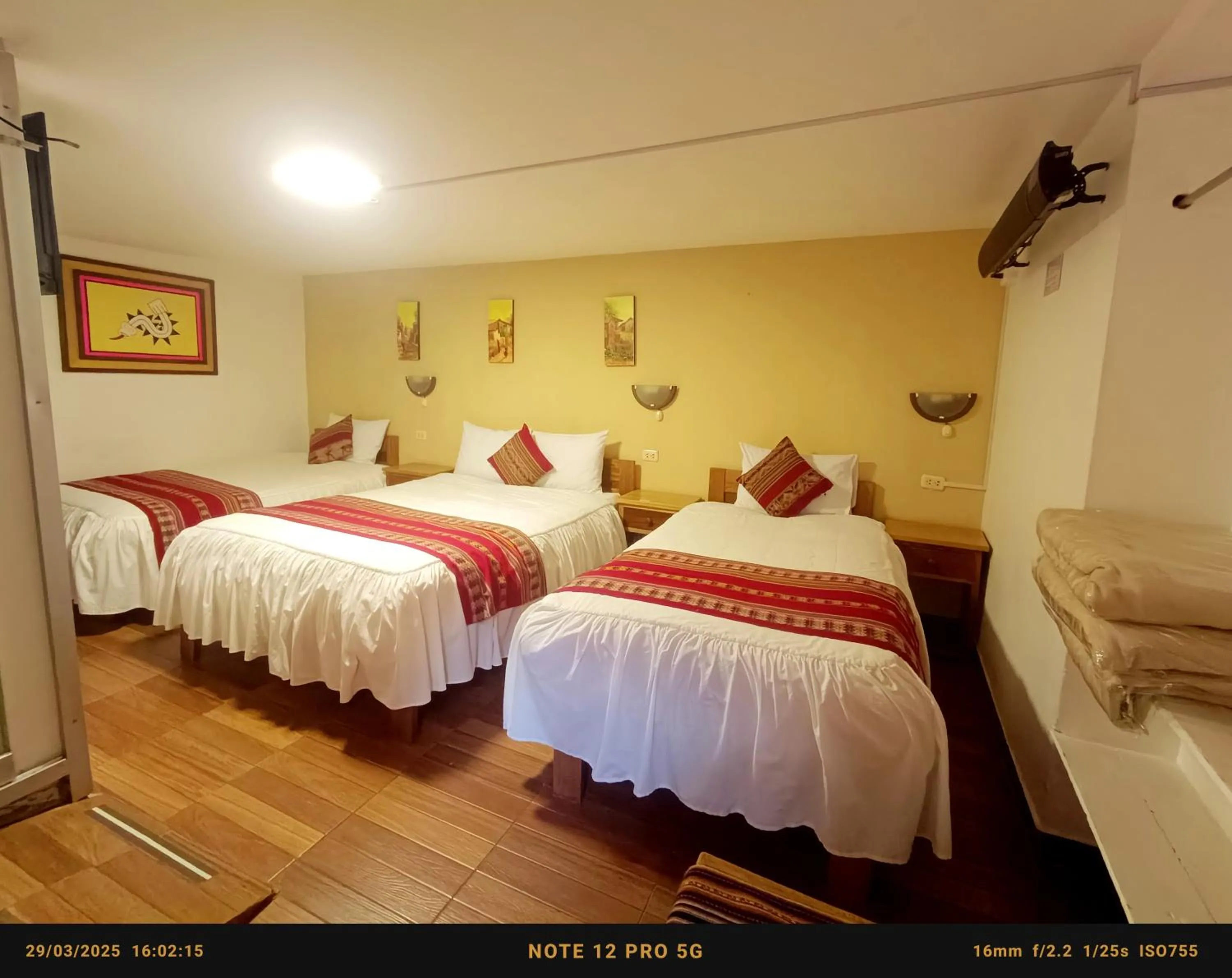 Decorative detail, Bed in La Posada del Viajero