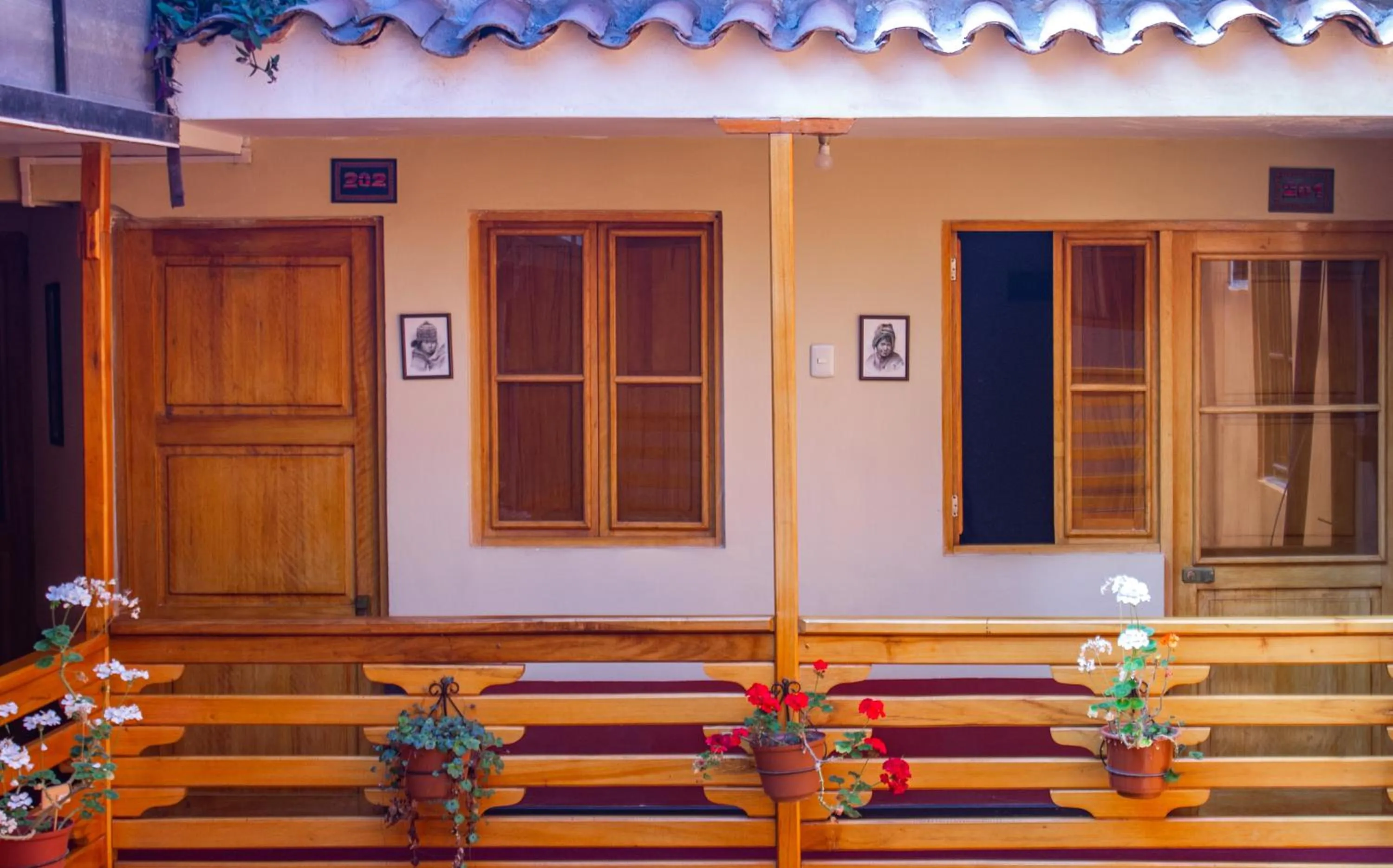 Patio in La Posada del Viajero