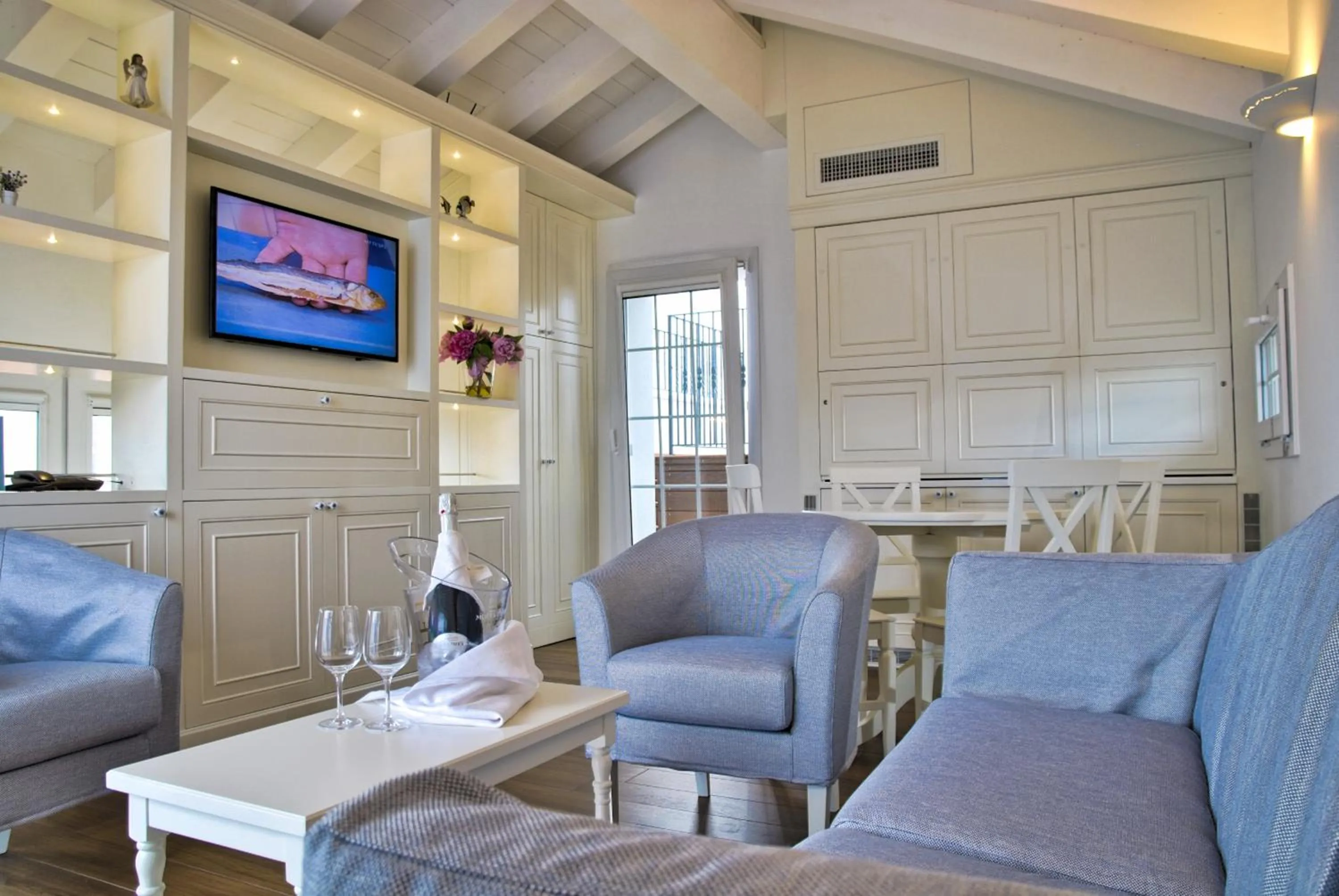 Living room in Hotel La Goletta