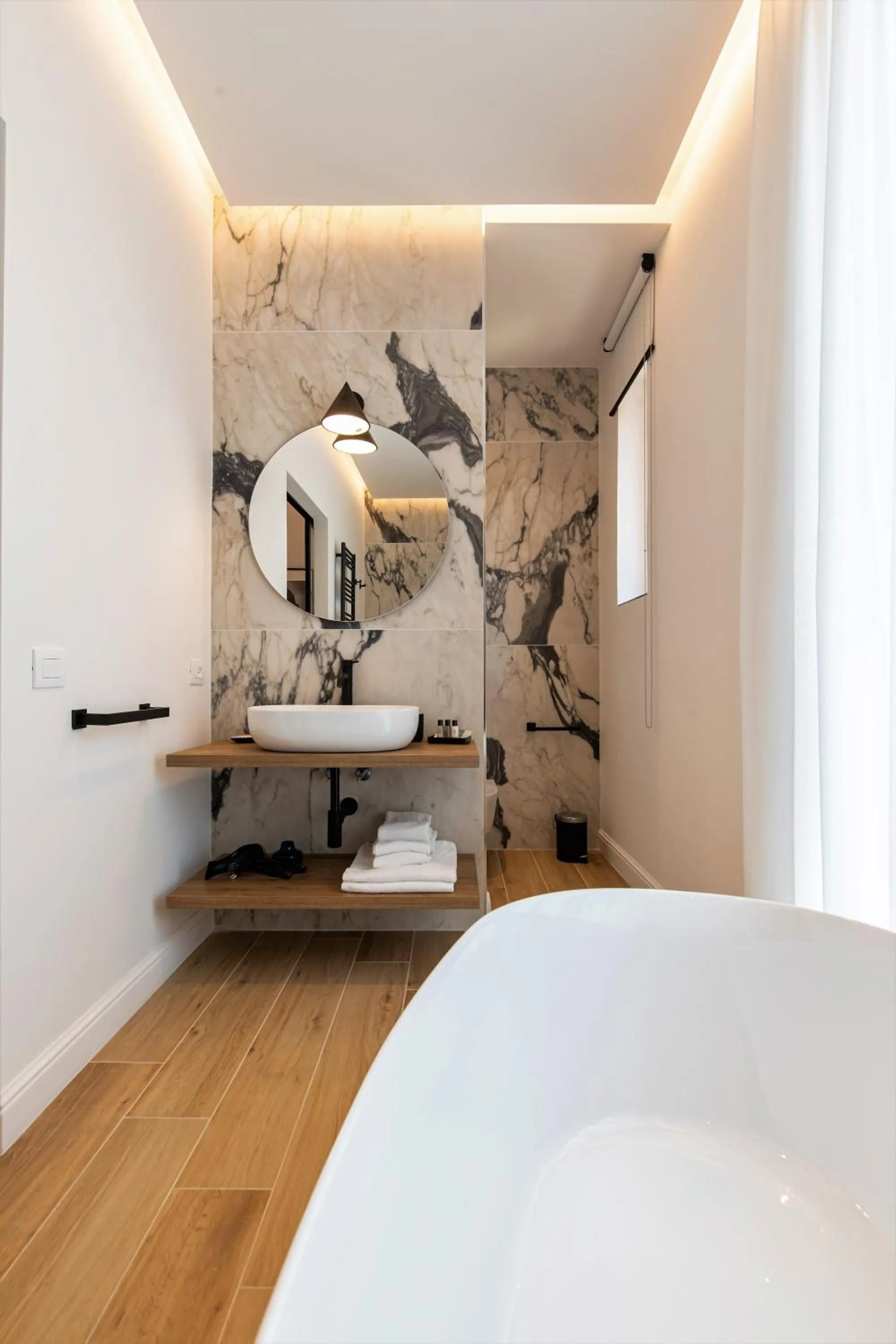 Bathroom, Bed in Unico Relais