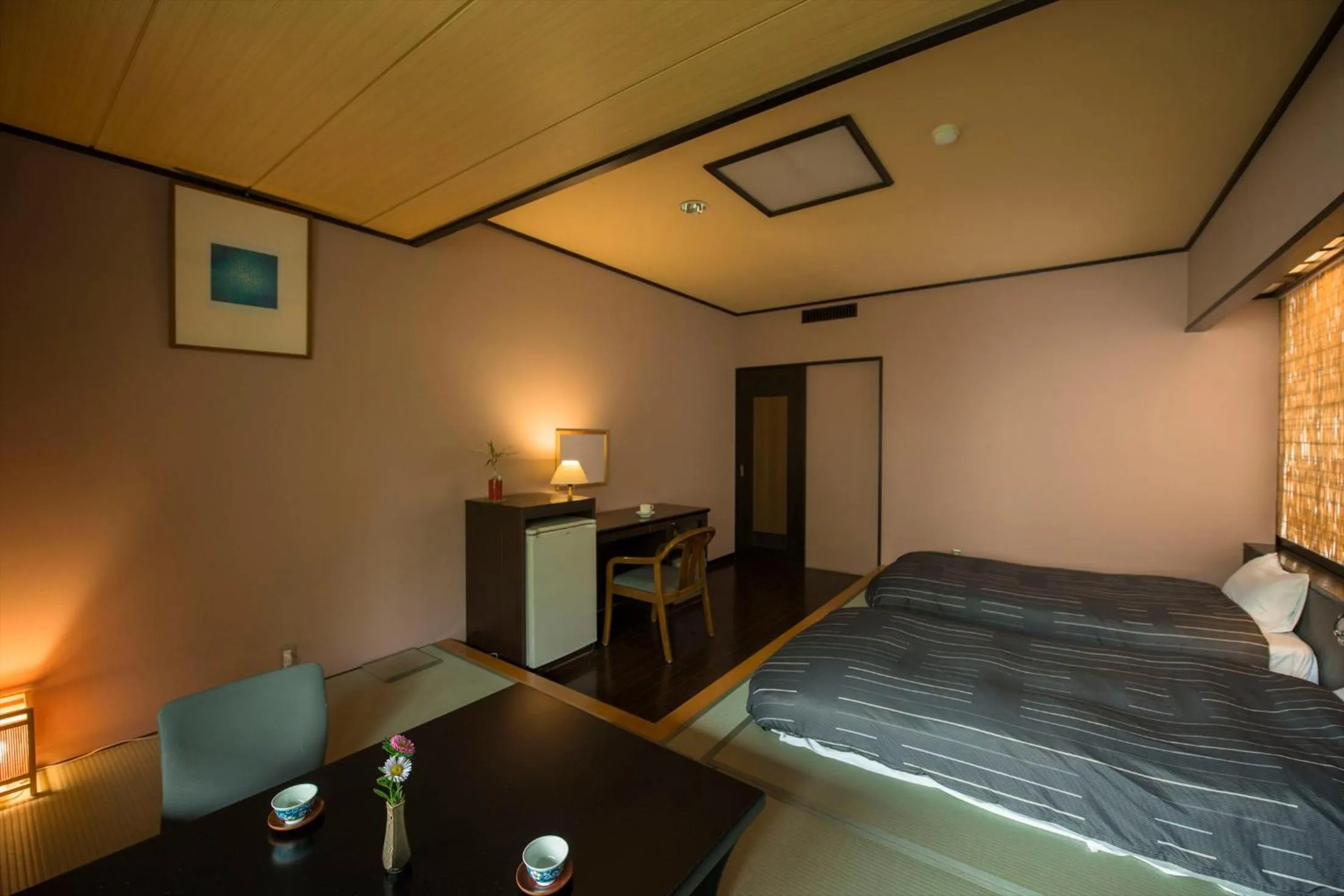 Bed in Takamiya Hotel Lucent