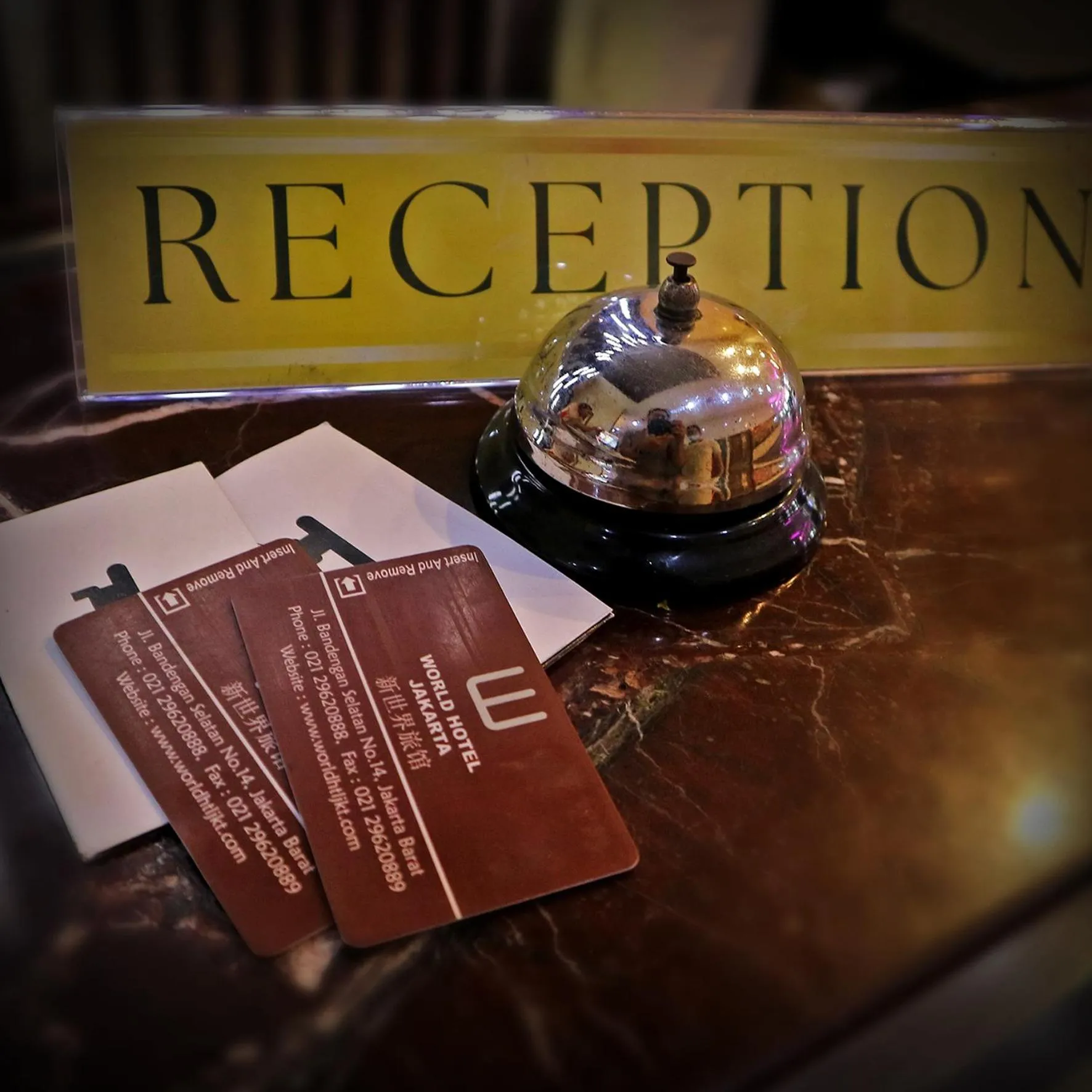 Lobby or reception in World Hotel Jakarta - Bandengan