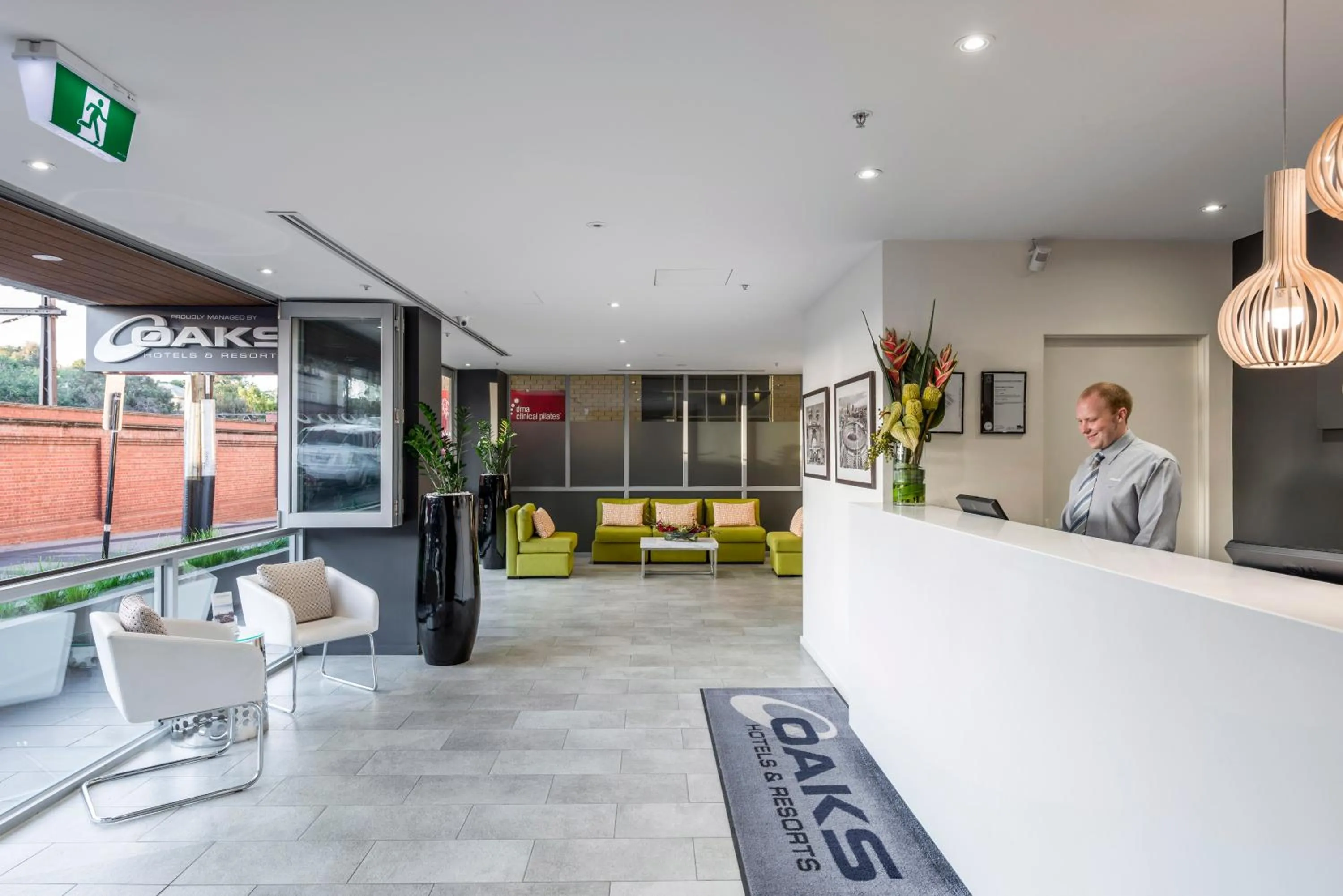 Lobby or reception in Oaks Melbourne South Yarra Suites