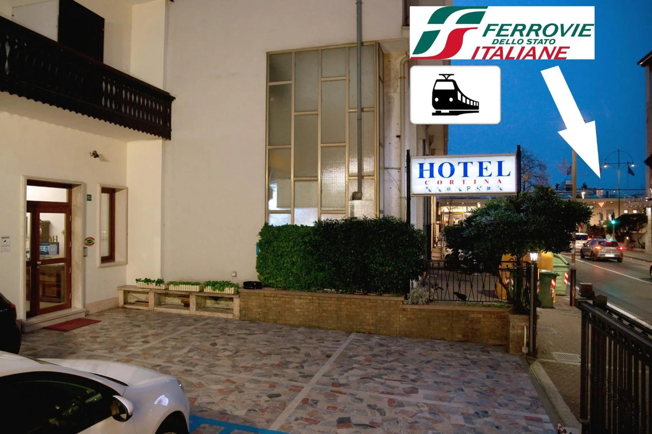 Property building in Hotel Cortina