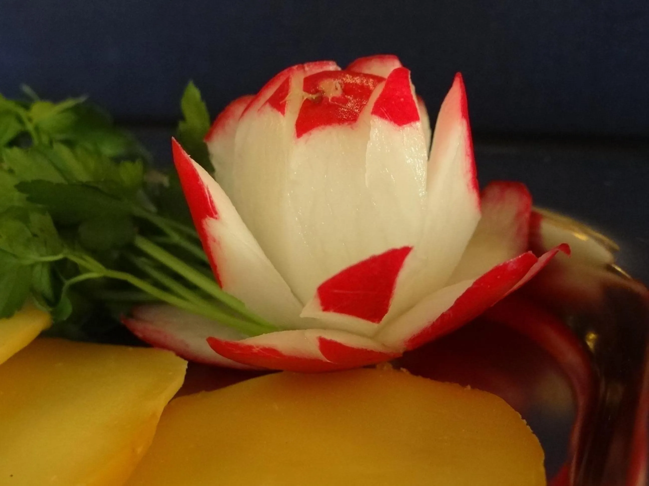 Food close-up in Grot Hotel