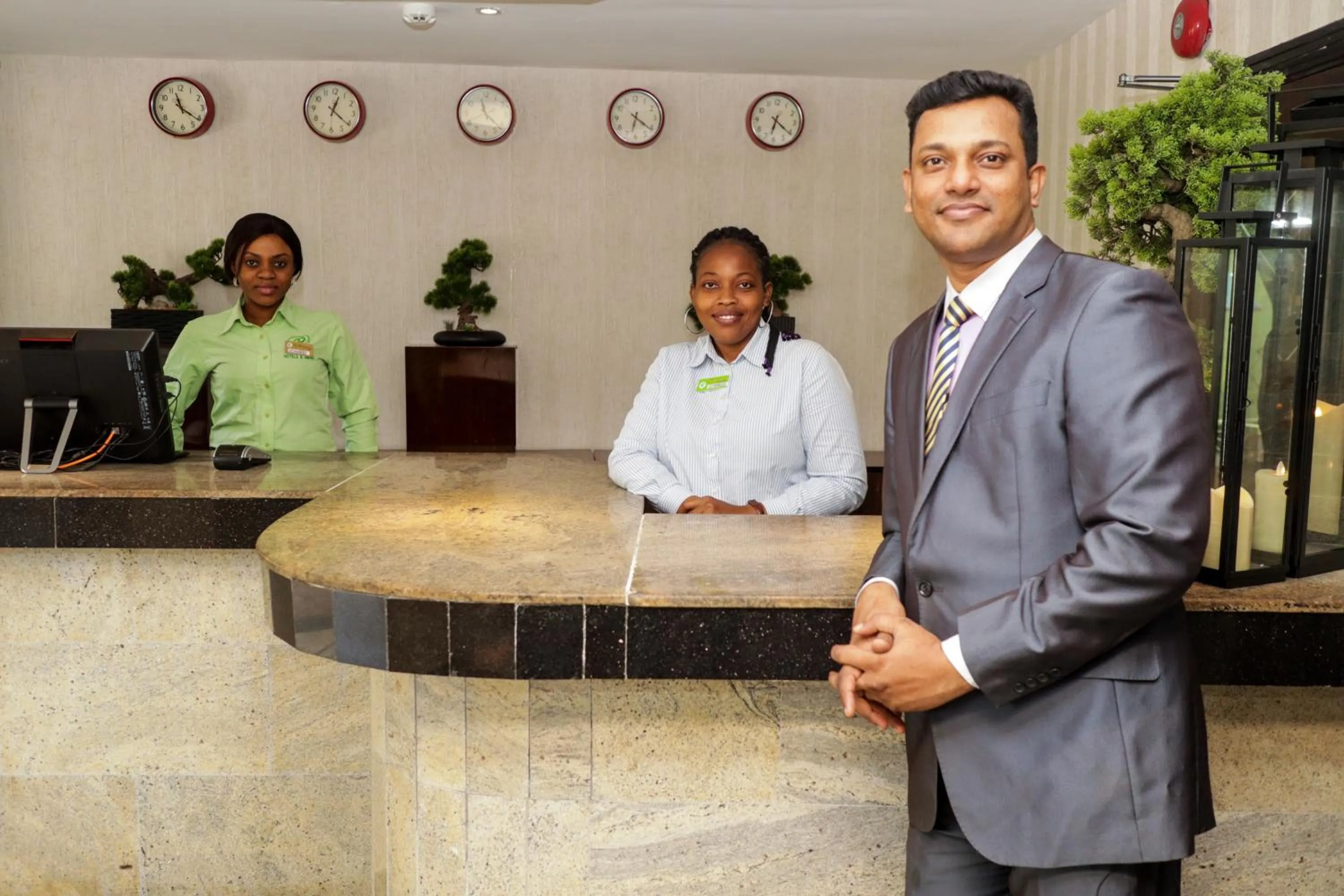 Lobby or reception in De Rembrandt Classic Hotel