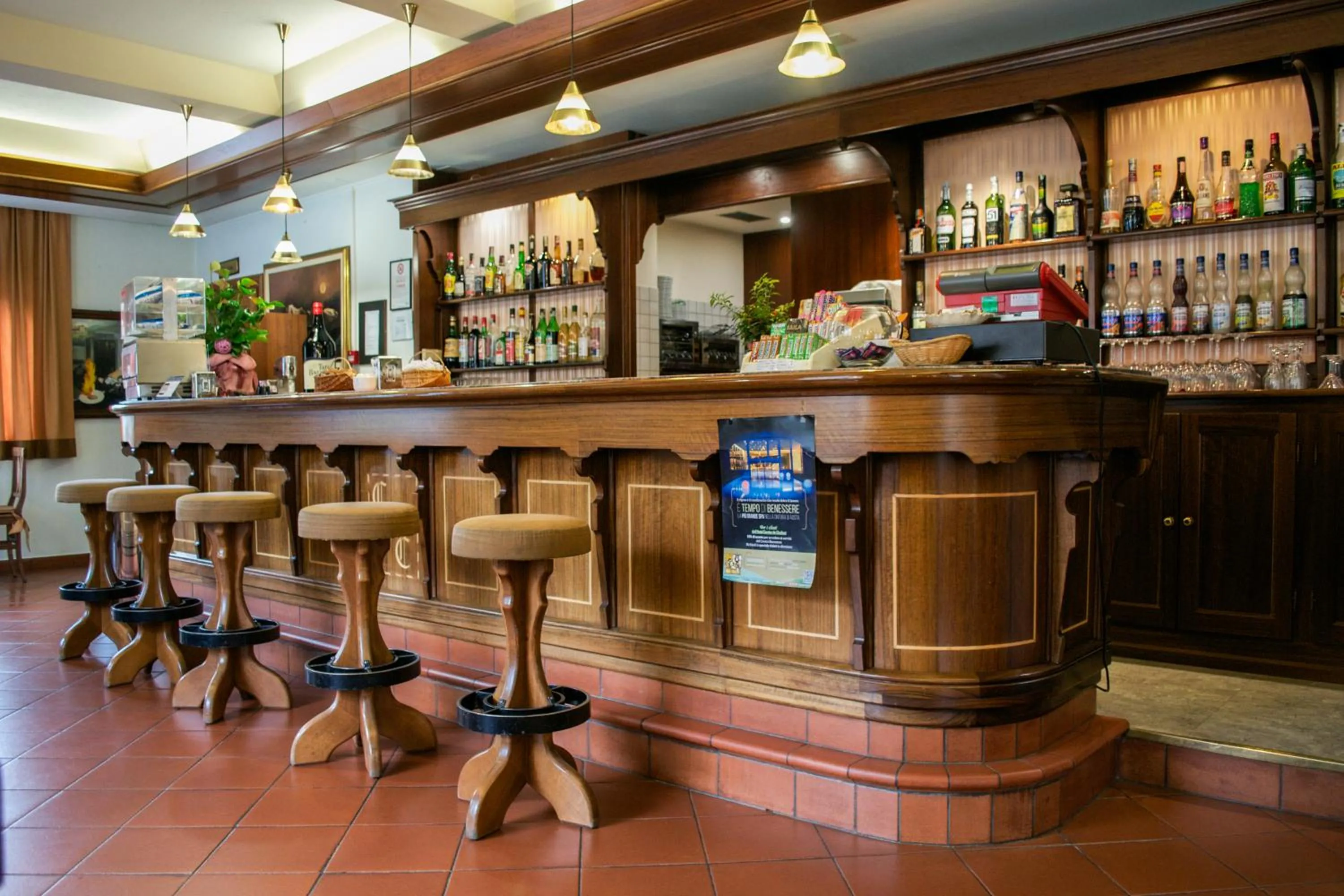 Lounge or bar in Hotel Comtes De Challant Albergo Etico Valle d'Aosta