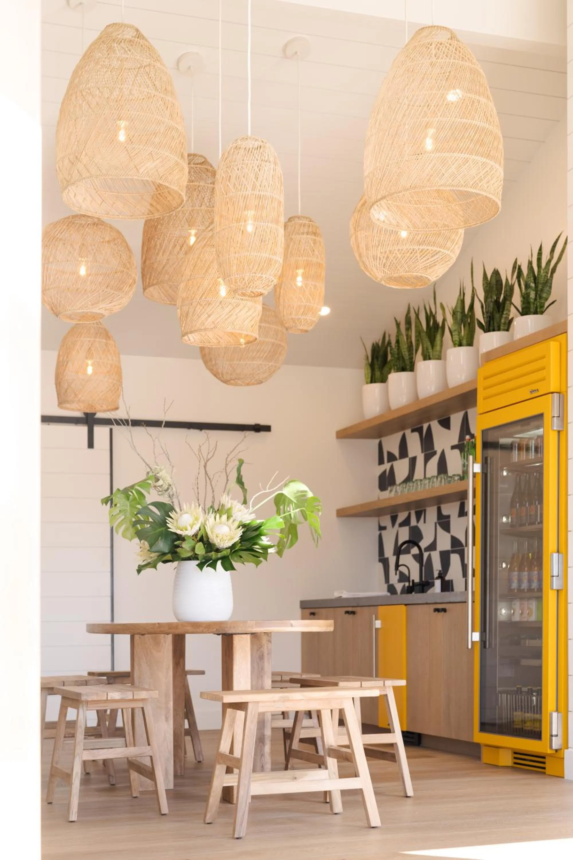 Living room in The Pacific Motel