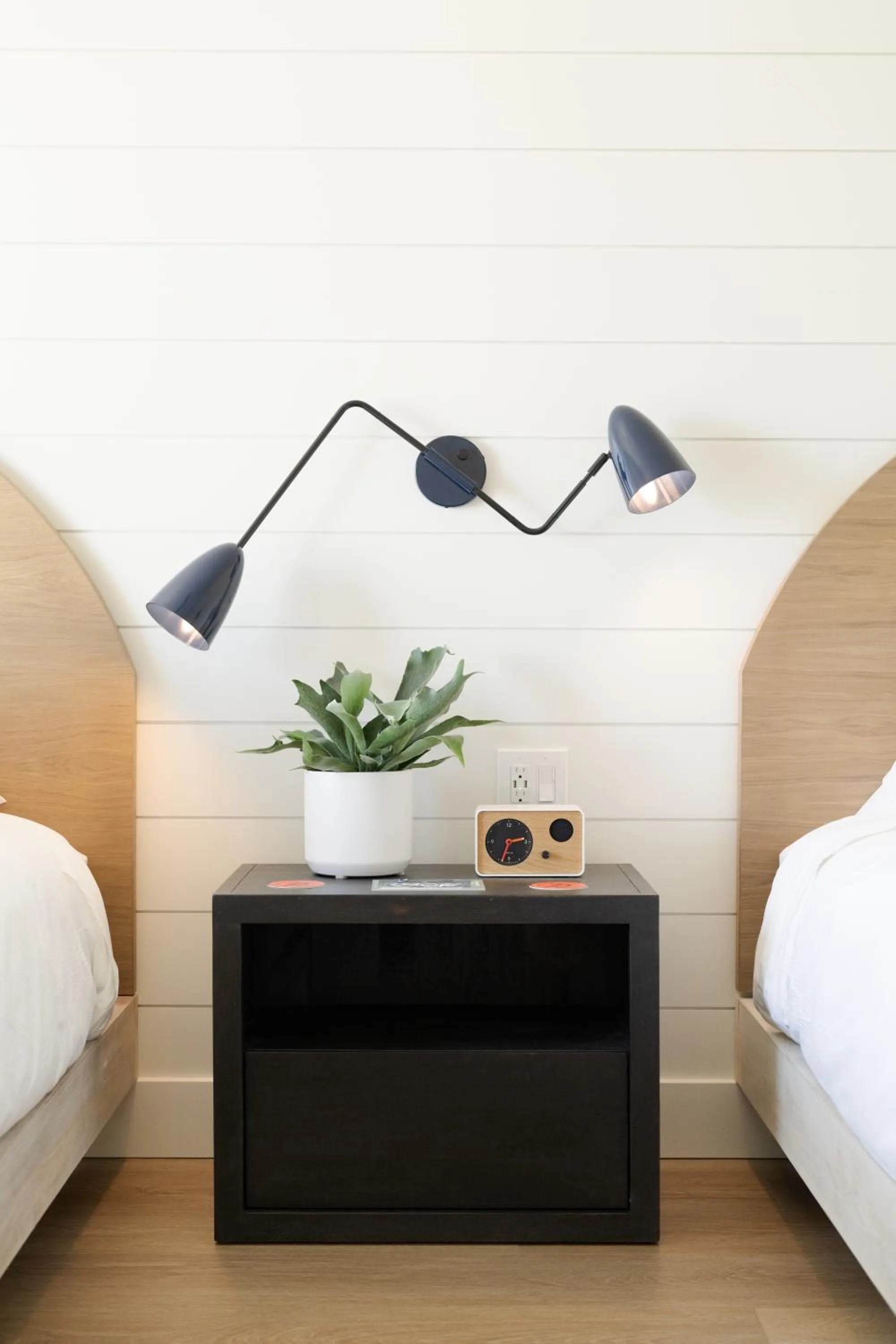 Bed in The Pacific Motel