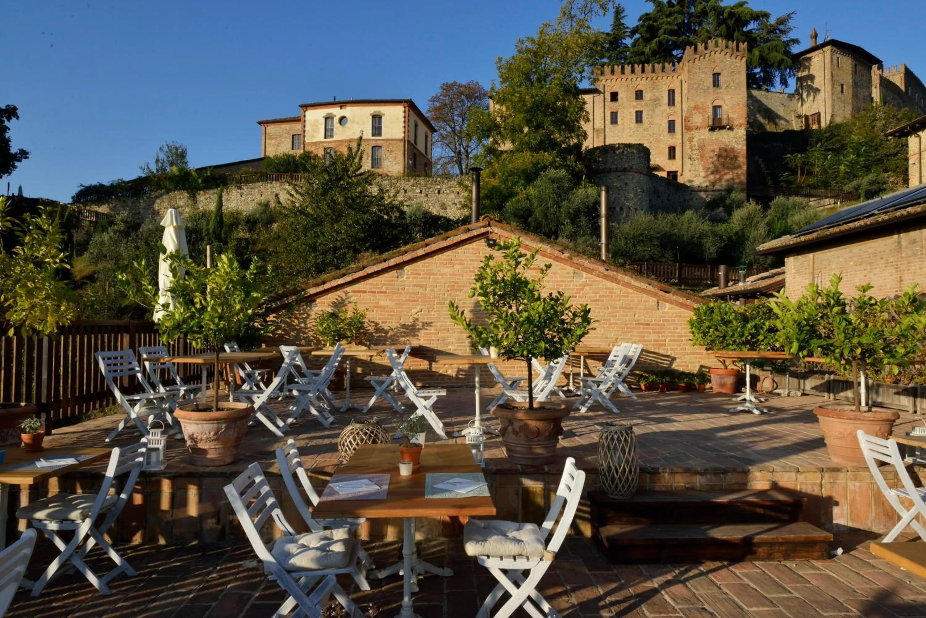 Balcony/Terrace in Antico Borgo Di Tabiano Castello - Relais de Charme