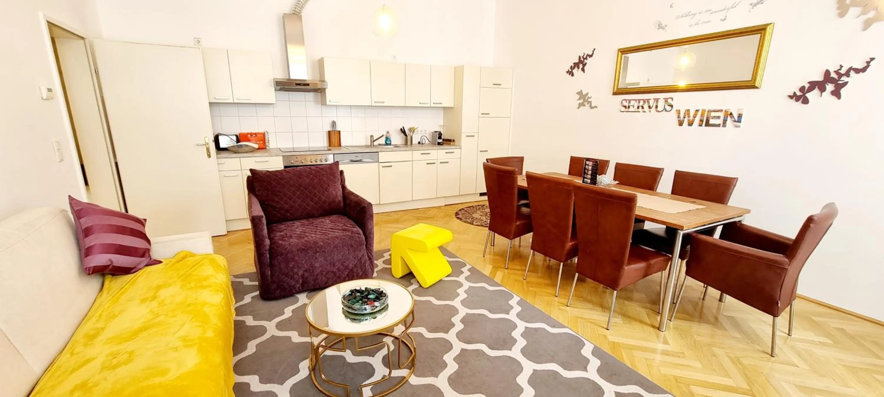 Living room in Urban Serviced Apartments