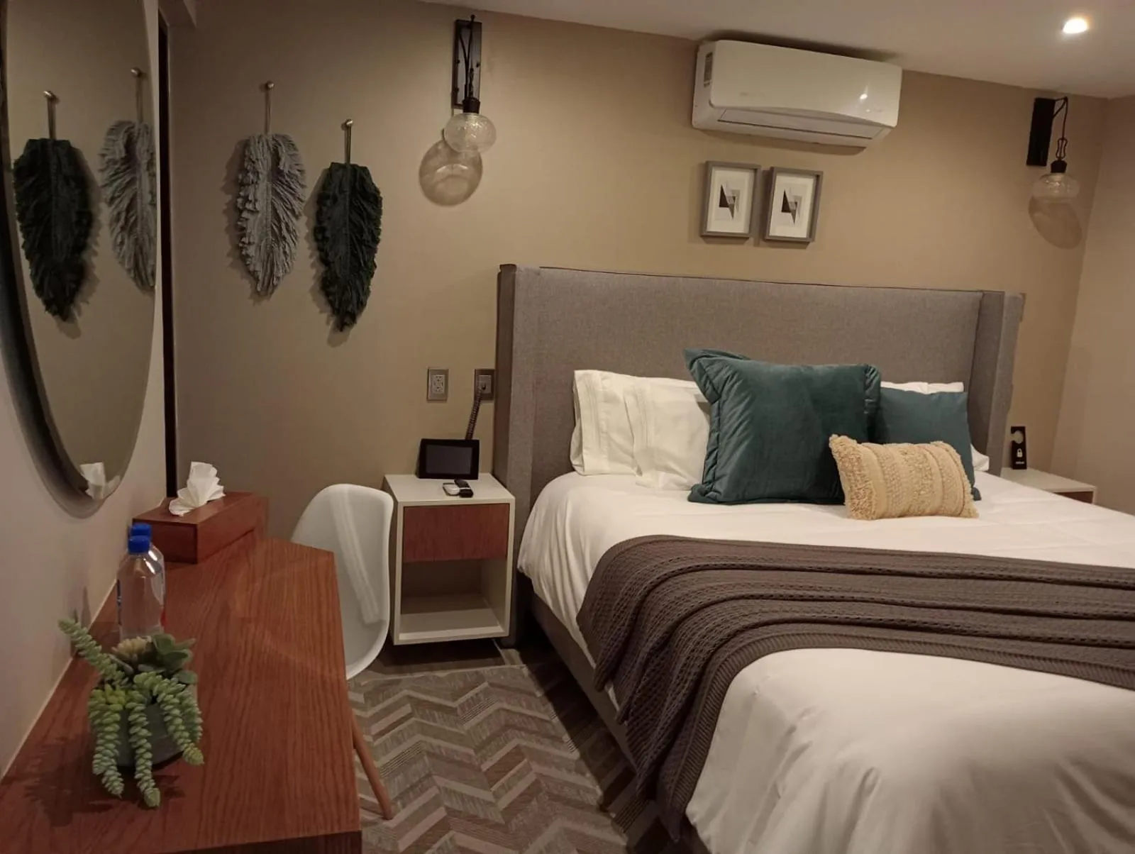 Bed in Hotel Boutique Corazón Mexicano