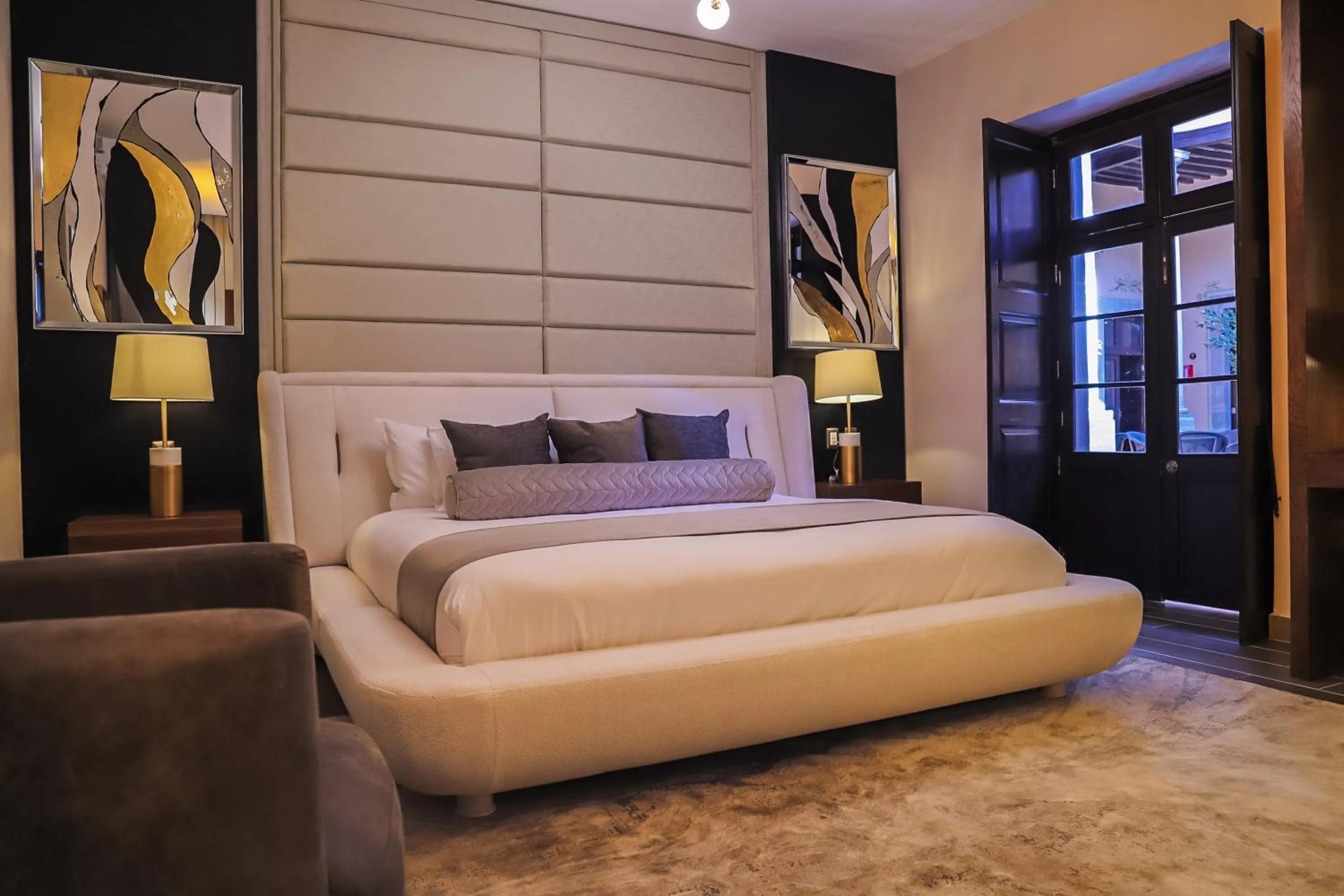 Bed in Hotel Boutique Corazón Mexicano