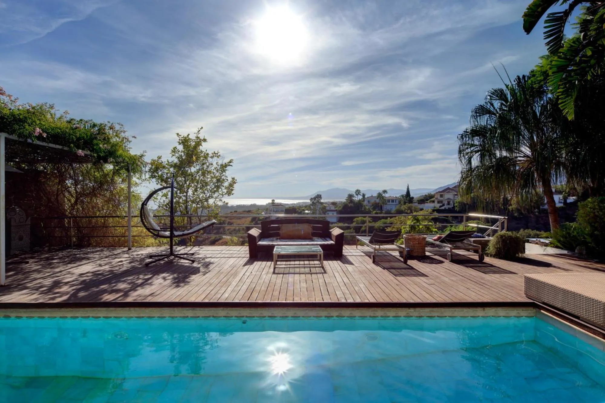 Swimming pool in Marbella Boutique Art suites