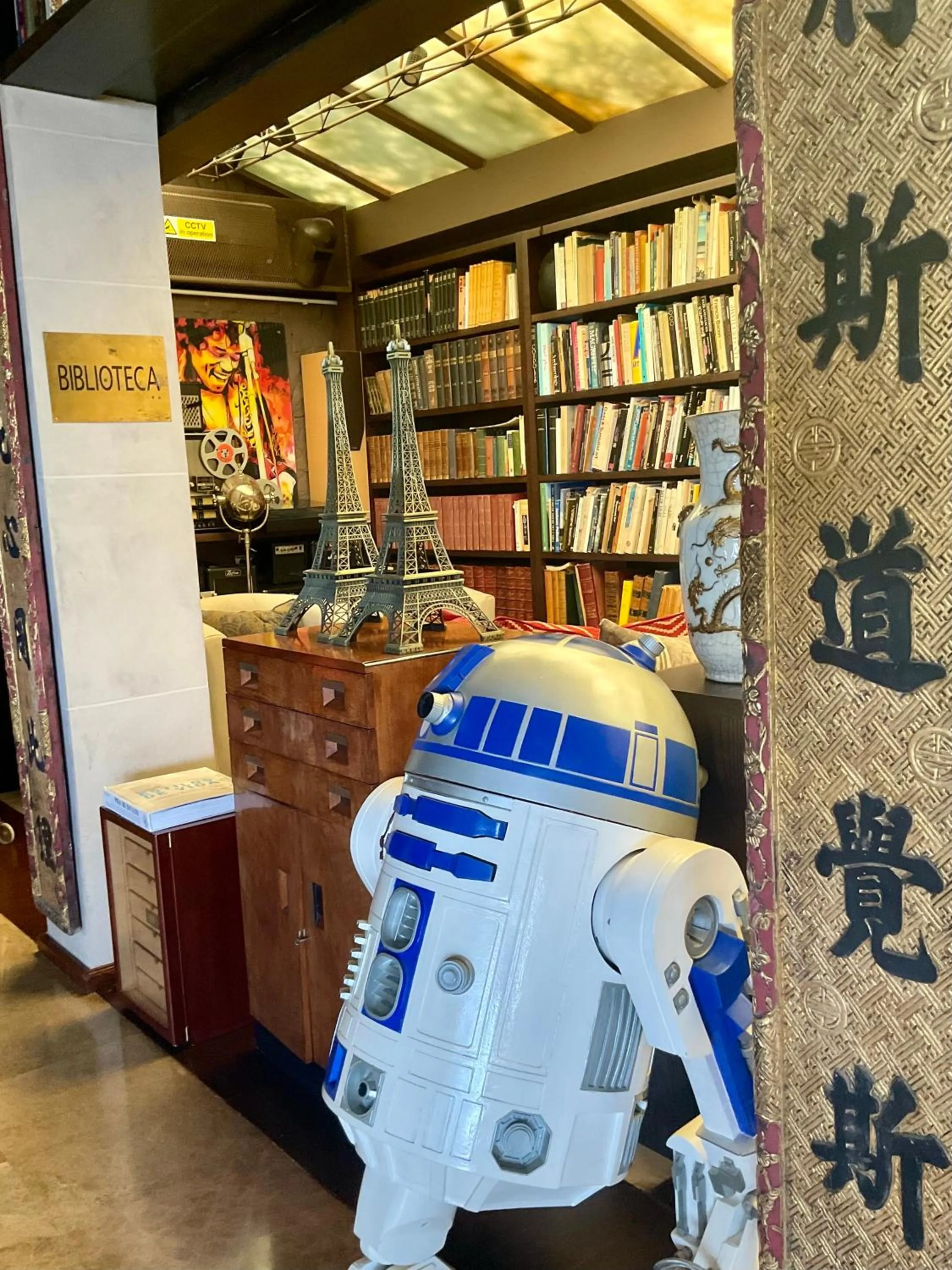 Library in Marbella Boutique Art suites