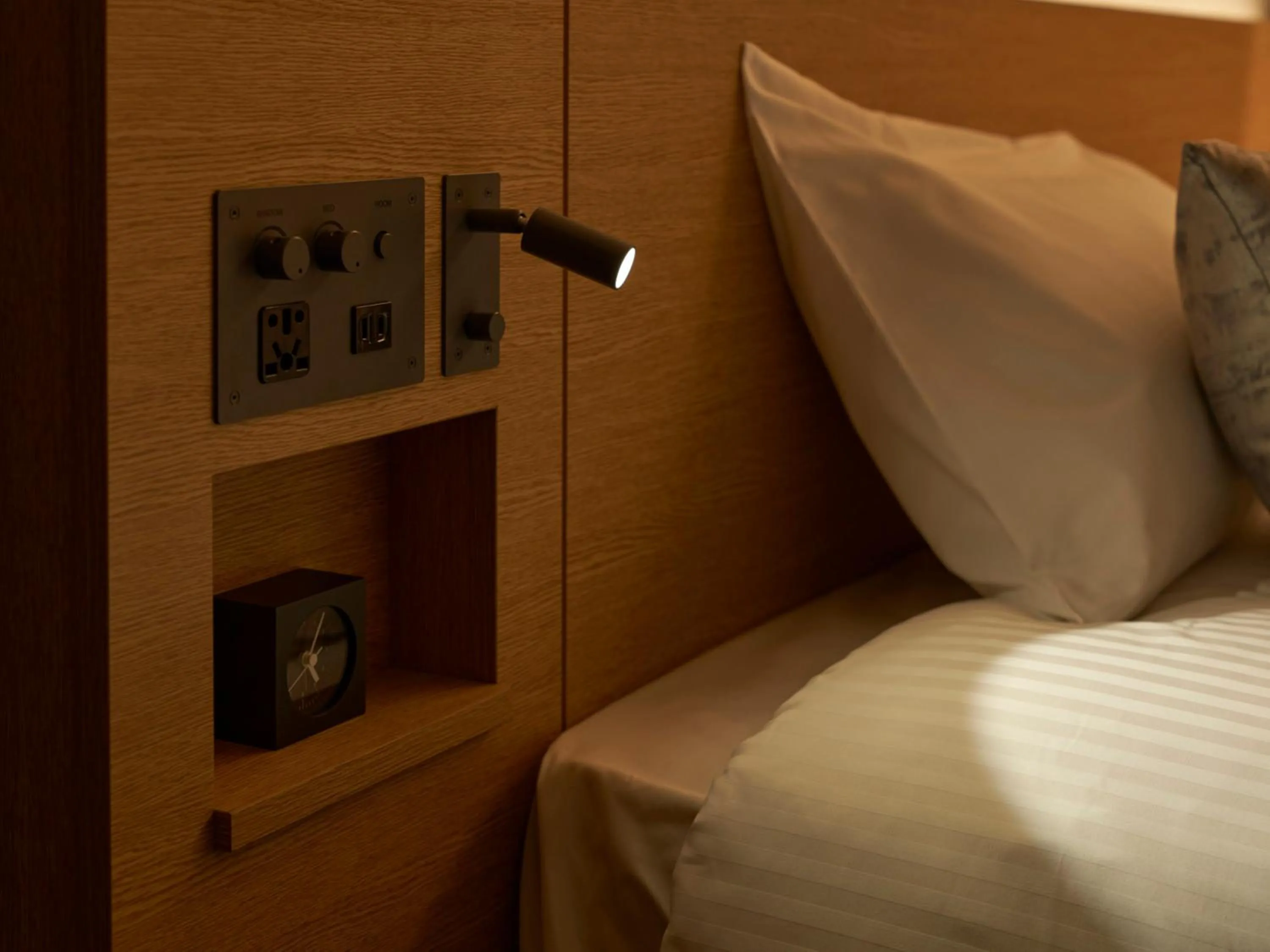 Bed in CROSS Life Hakata Yanagibashi