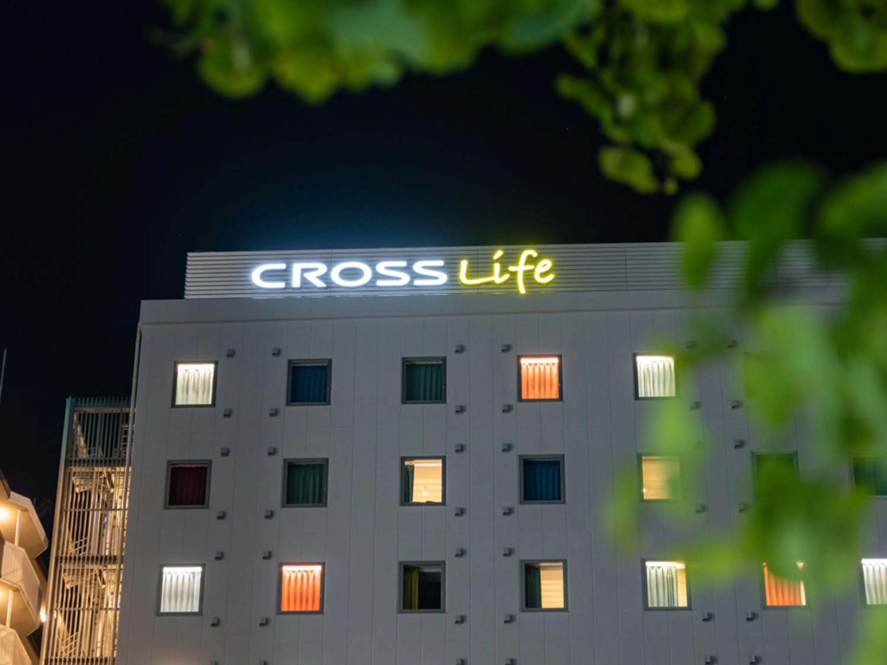 Property building in CROSS Life Hakata Yanagibashi